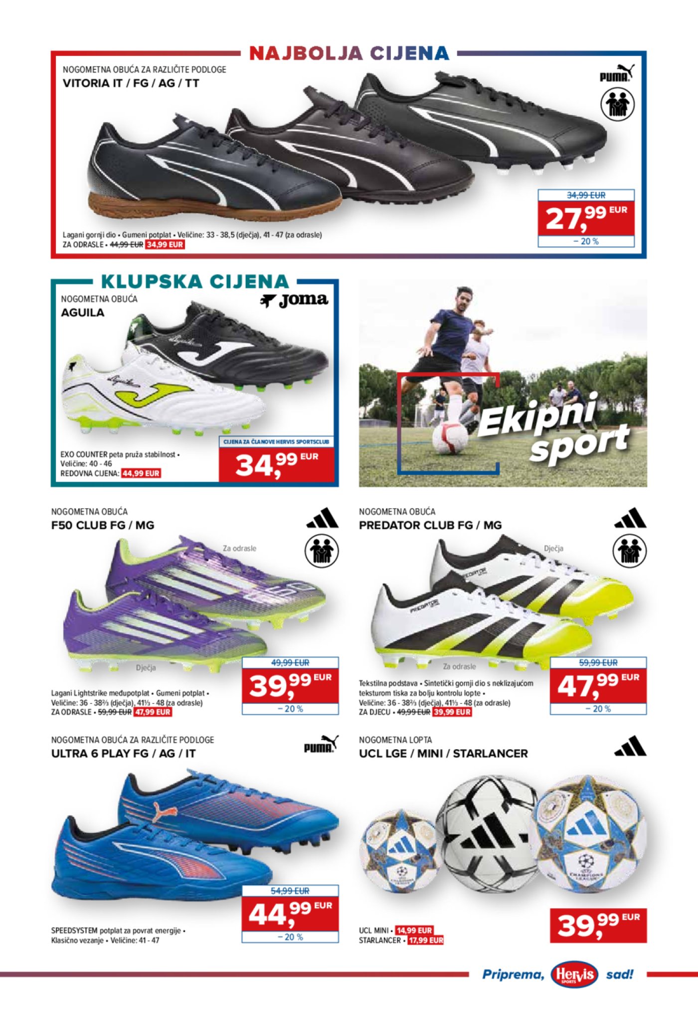 Hervis katalog Akcija 15.10.-21.10.2025.