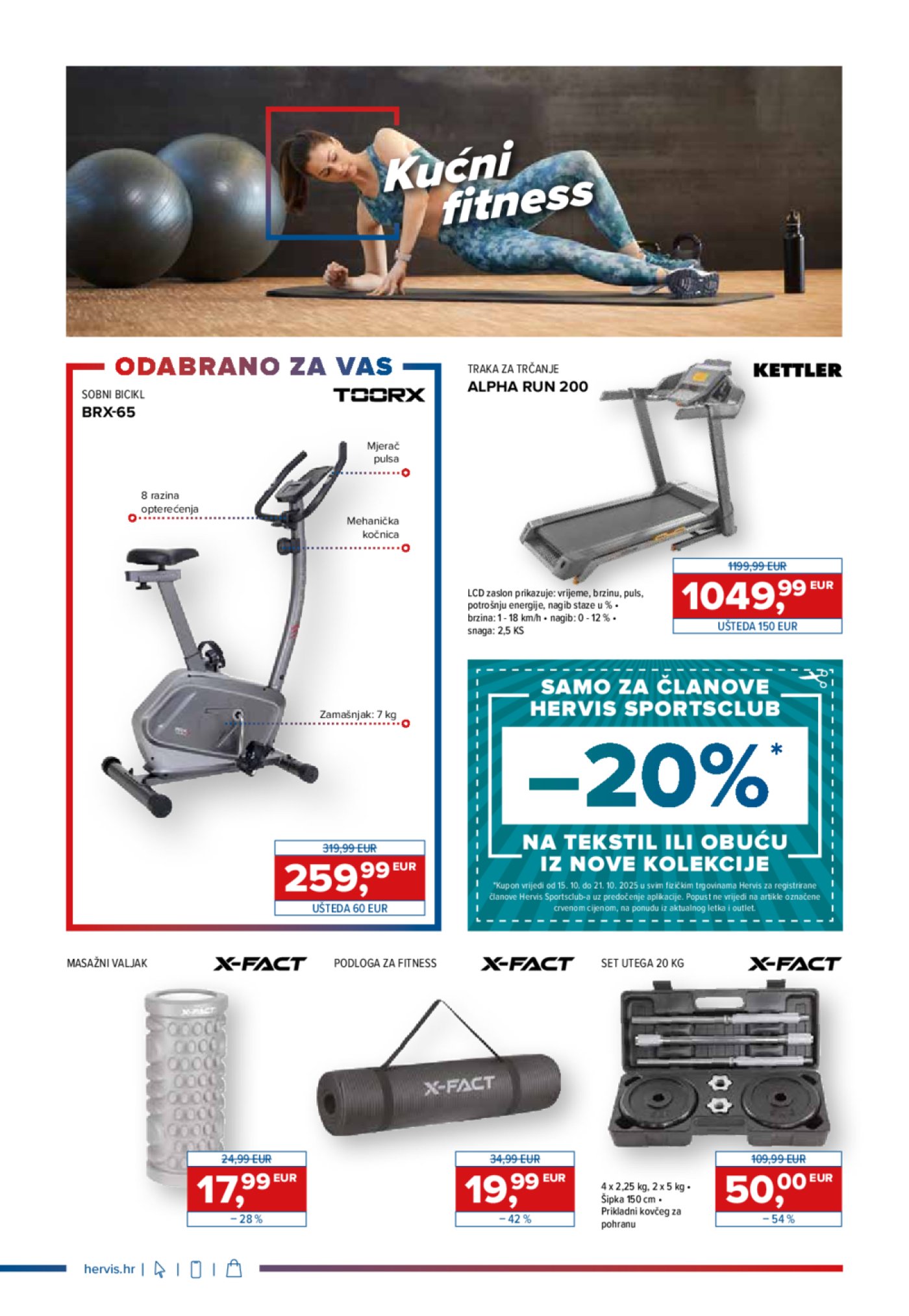 Hervis katalog Akcija 15.10.-21.10.2025.