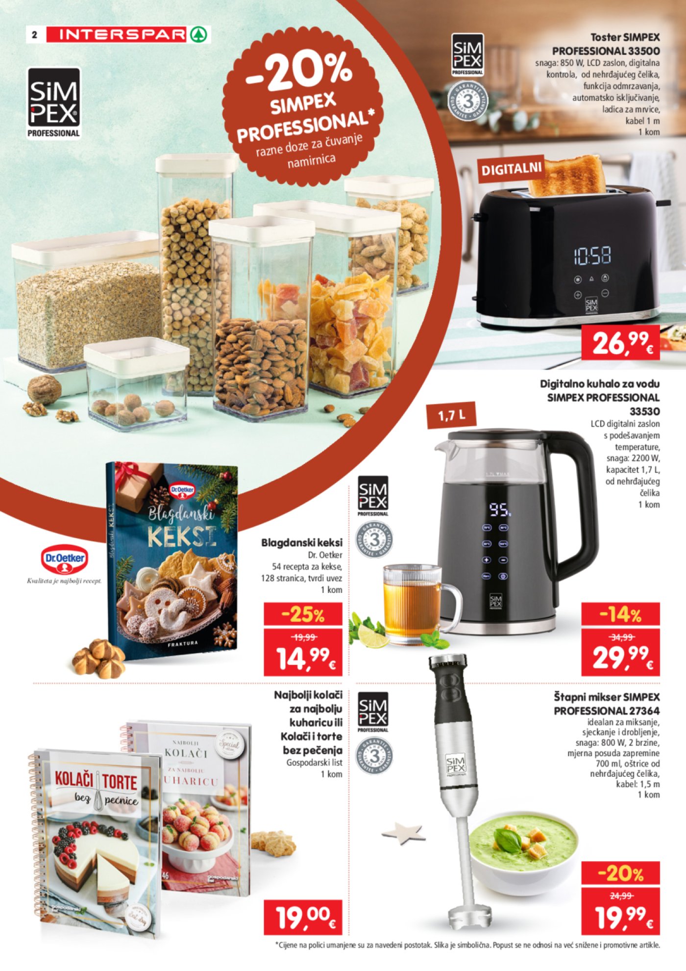 INTERSPAR katalog Vrijeme je za kolače 08.10. - 06.01.2025.