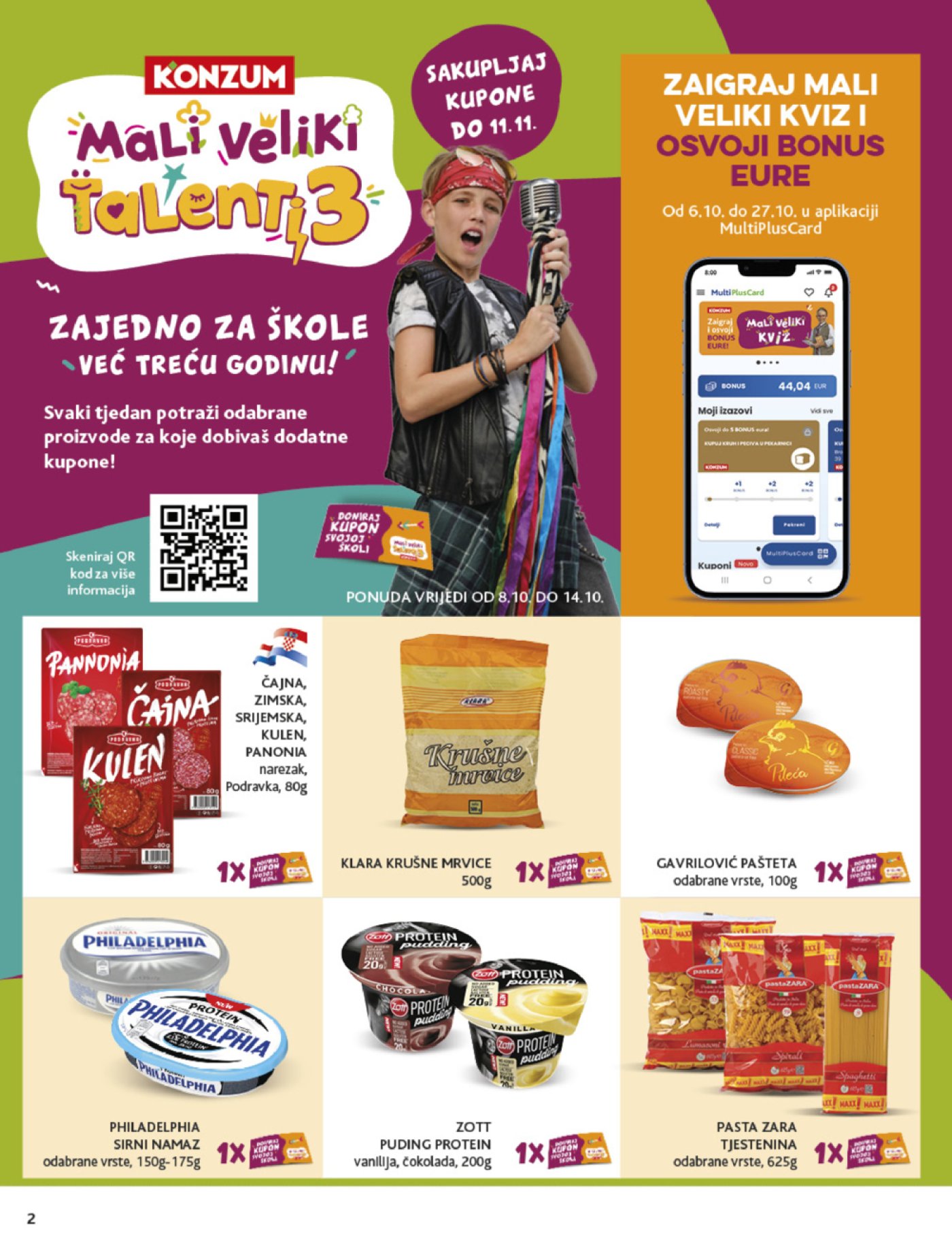 Konzum katalog Akcija 08.10. - 14.10.2025.