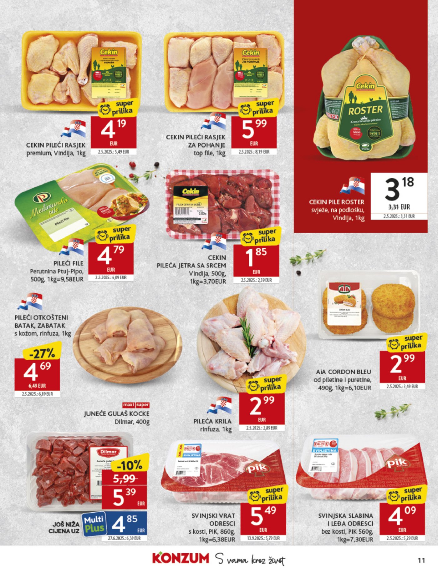 Konzum katalog Akcija 08.10. - 14.10.2025.