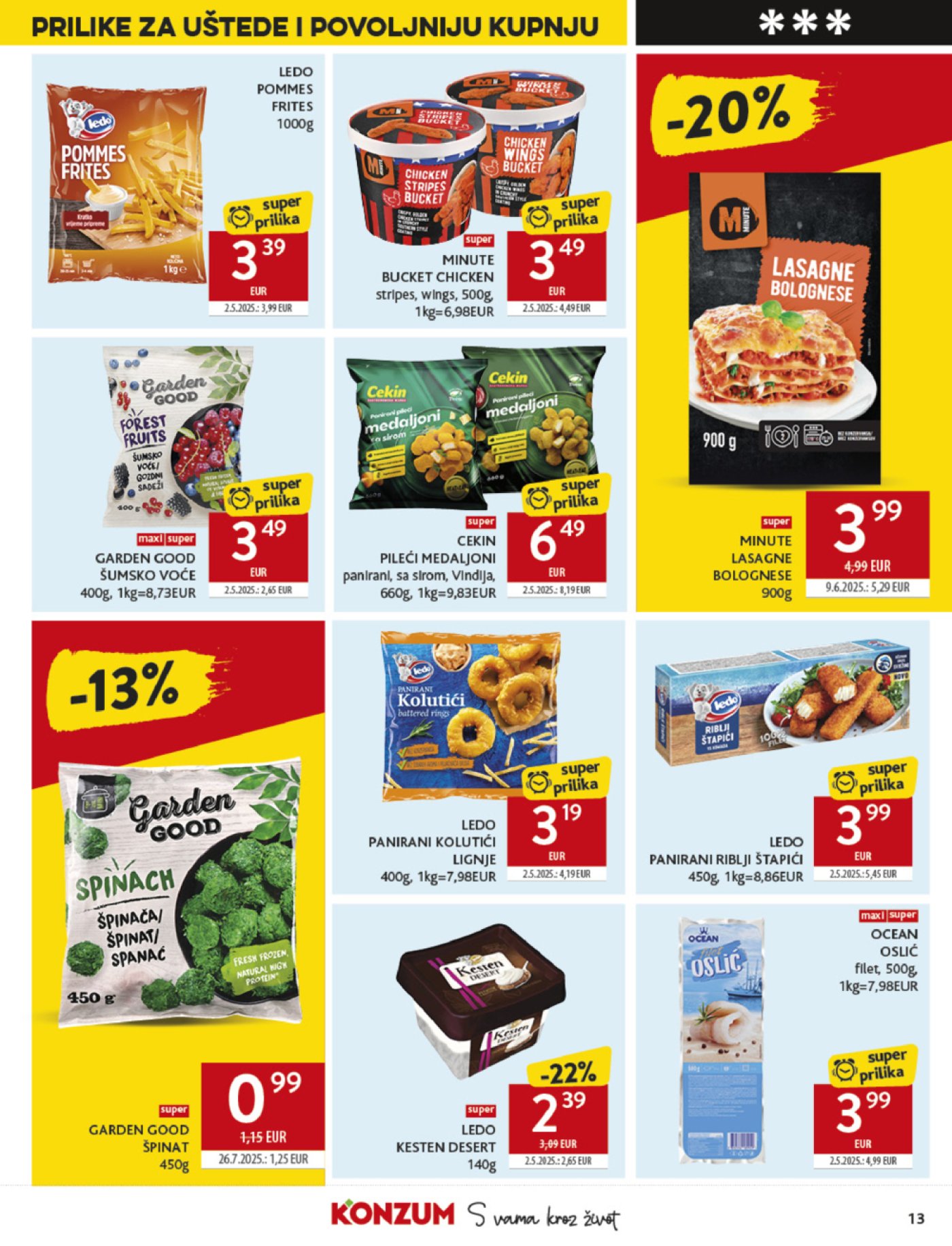 Konzum katalog Akcija 08.10. - 14.10.2025.