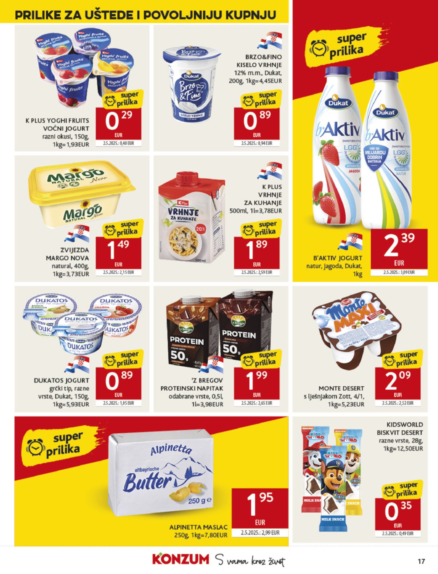 Konzum katalog Akcija 08.10. - 14.10.2025.