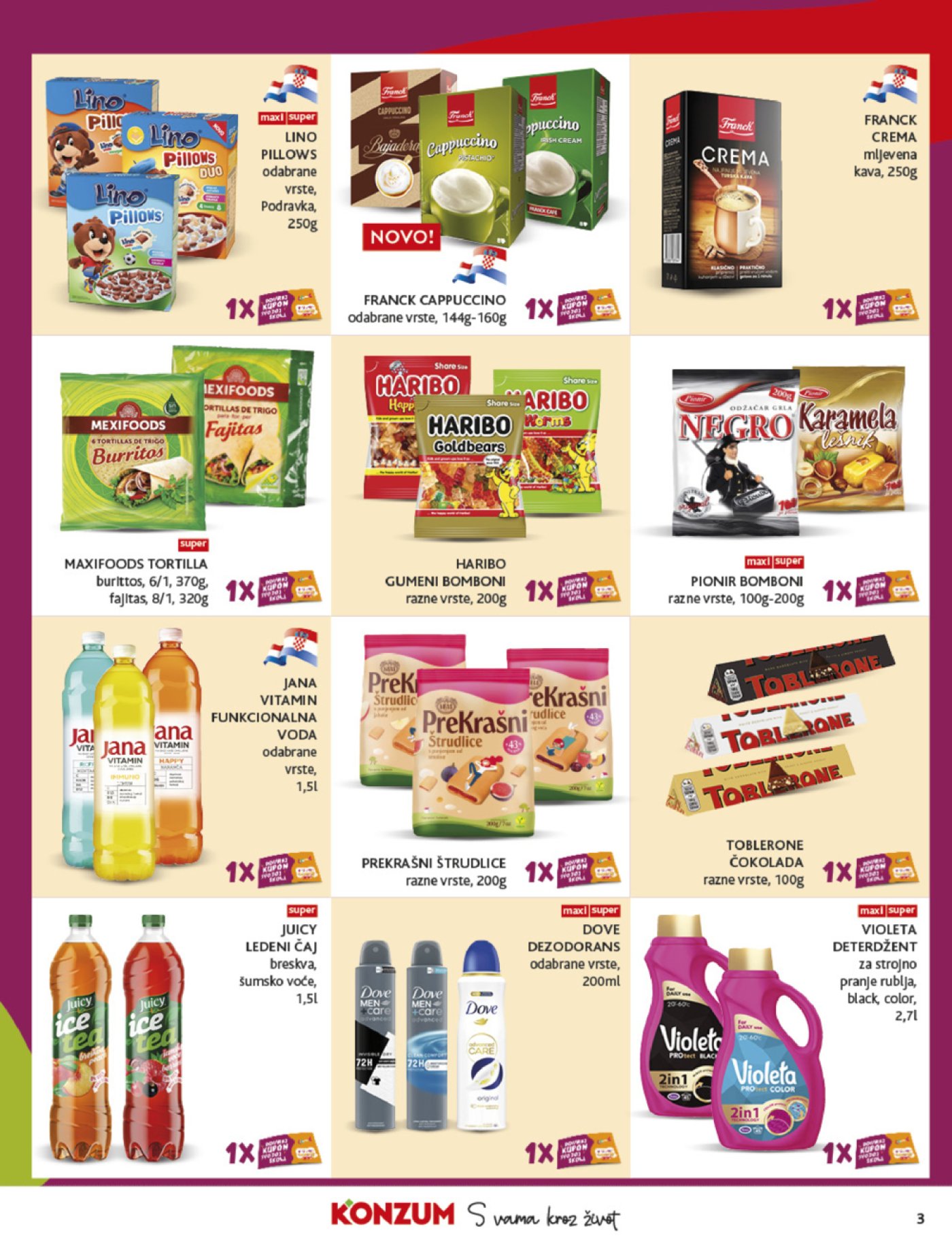 Konzum katalog Akcija 08.10. - 14.10.2025.