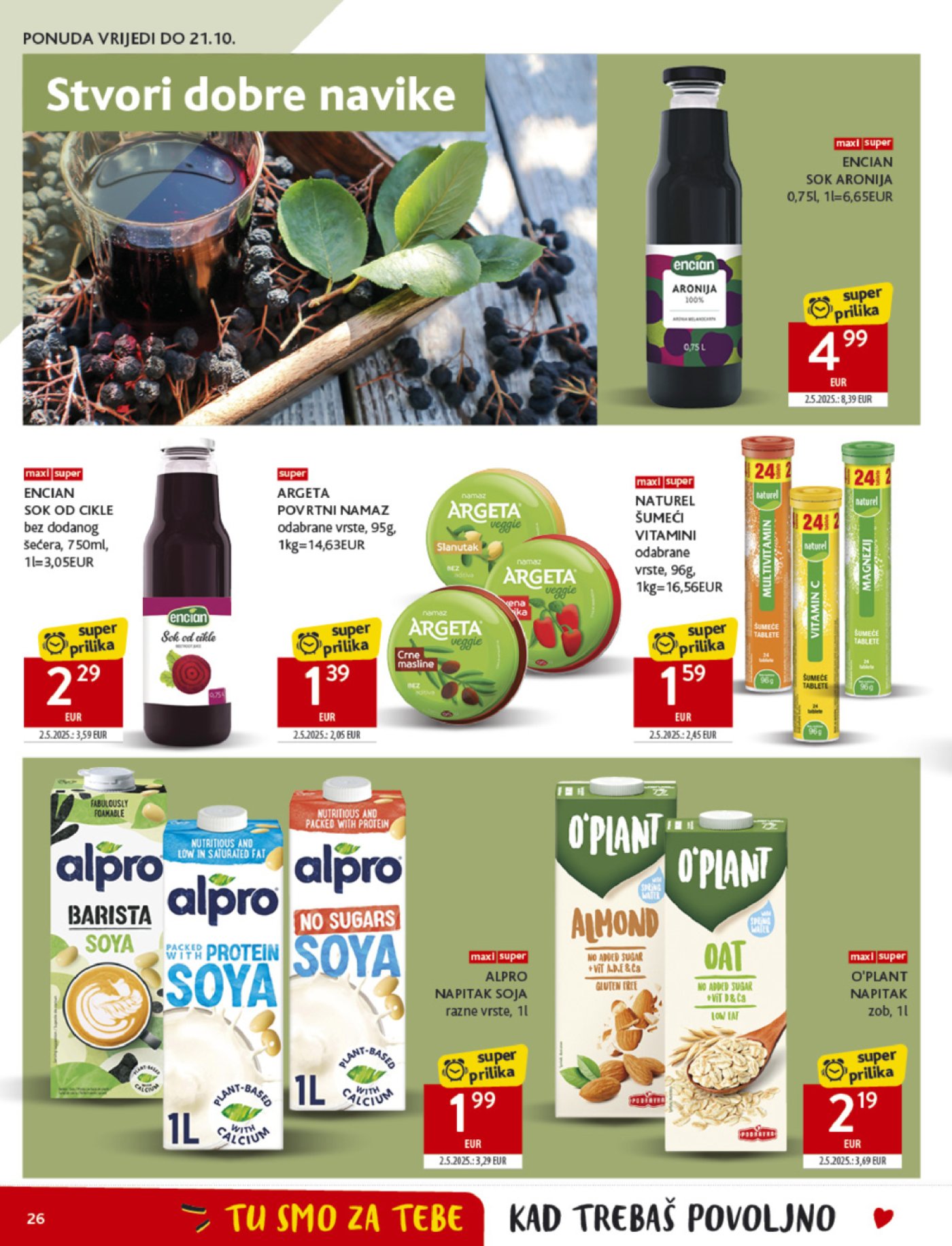 Konzum katalog Akcija 08.10. - 14.10.2025.