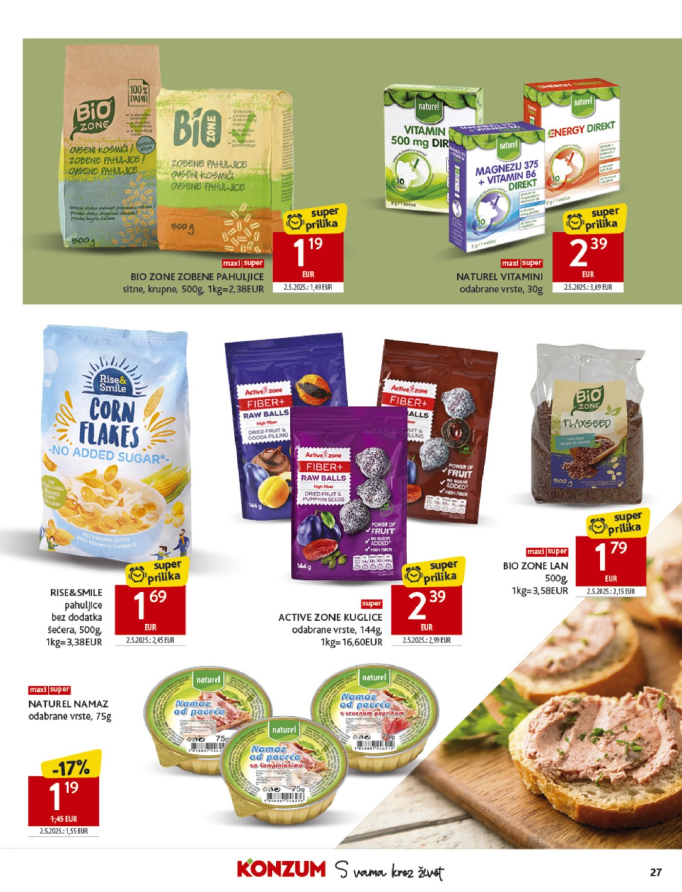 Konzum katalog Akcija 08.10. - 14.10.2025.