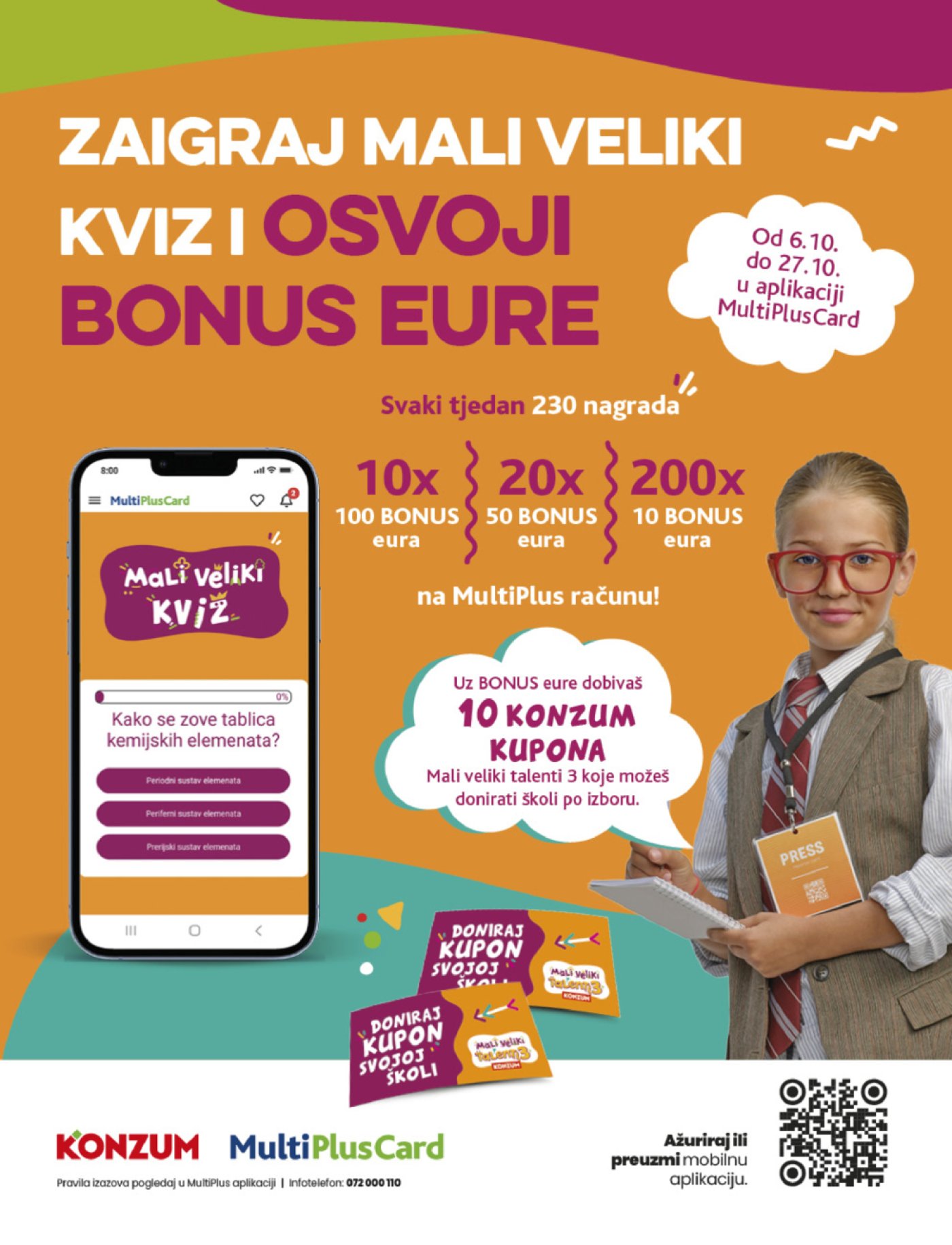 Konzum katalog Akcija 08.10. - 14.10.2025.