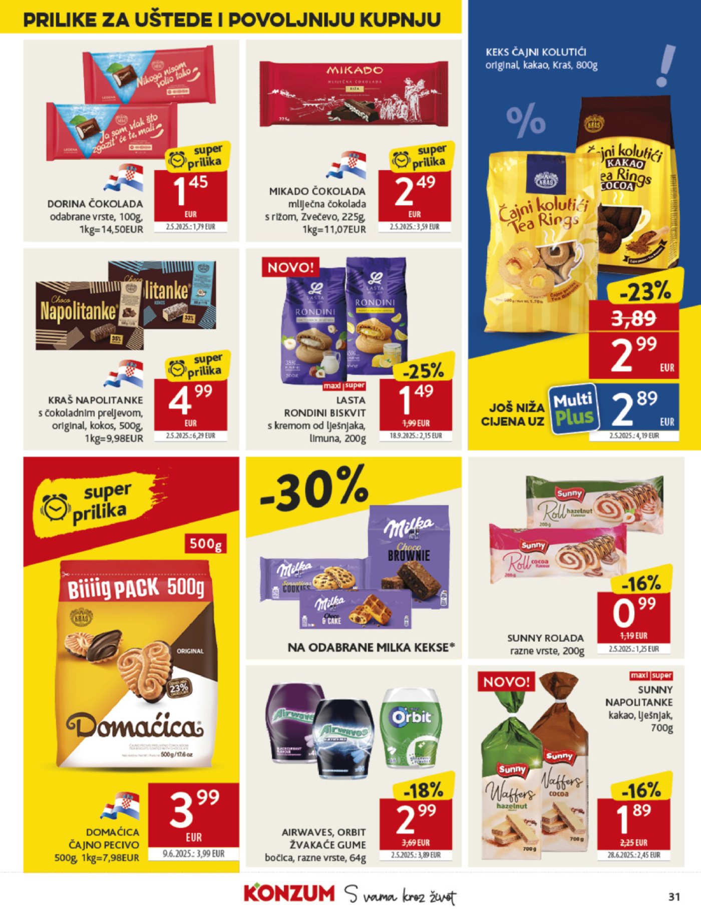 Konzum katalog Akcija 08.10. - 14.10.2025.