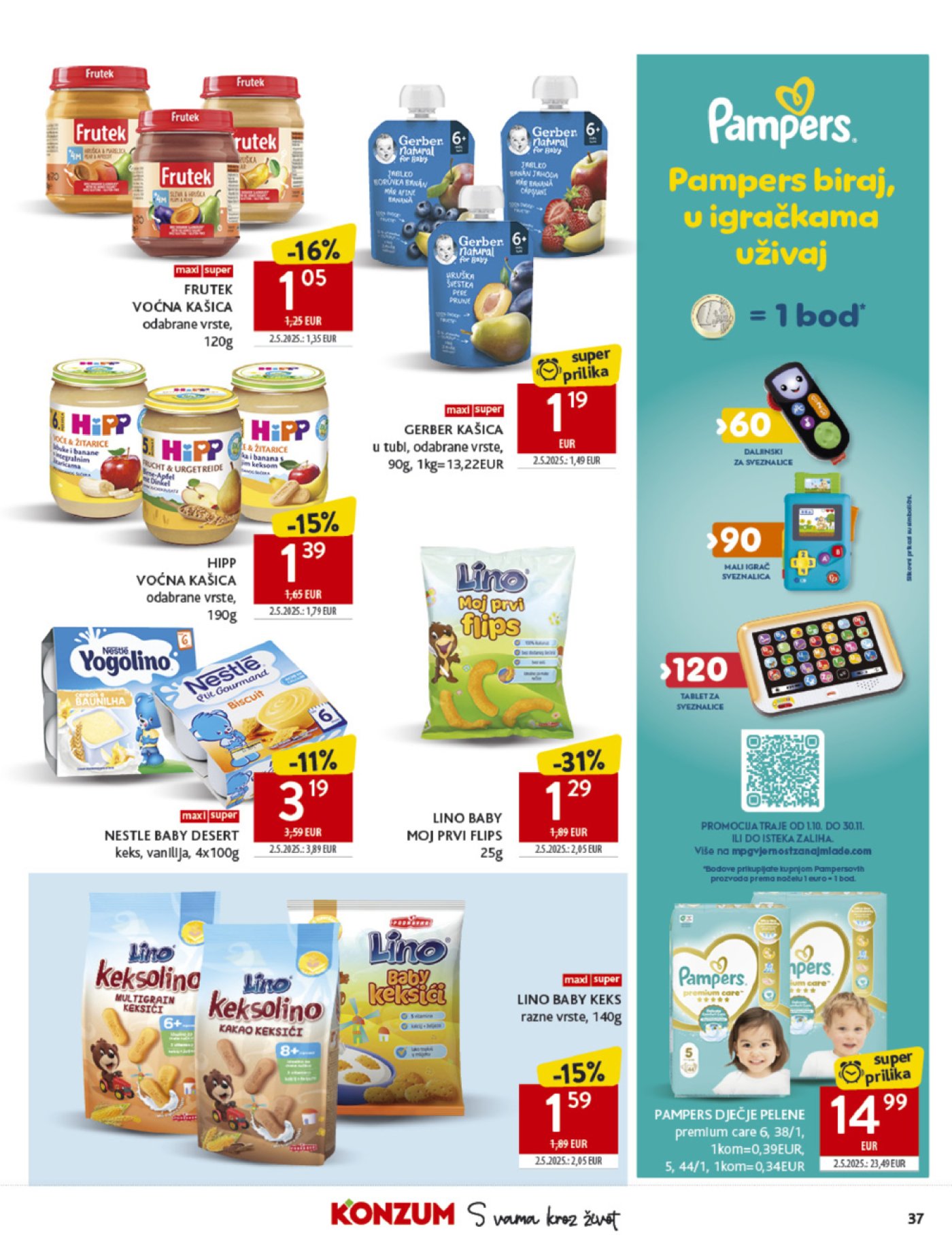 Konzum katalog Akcija 08.10. - 14.10.2025.