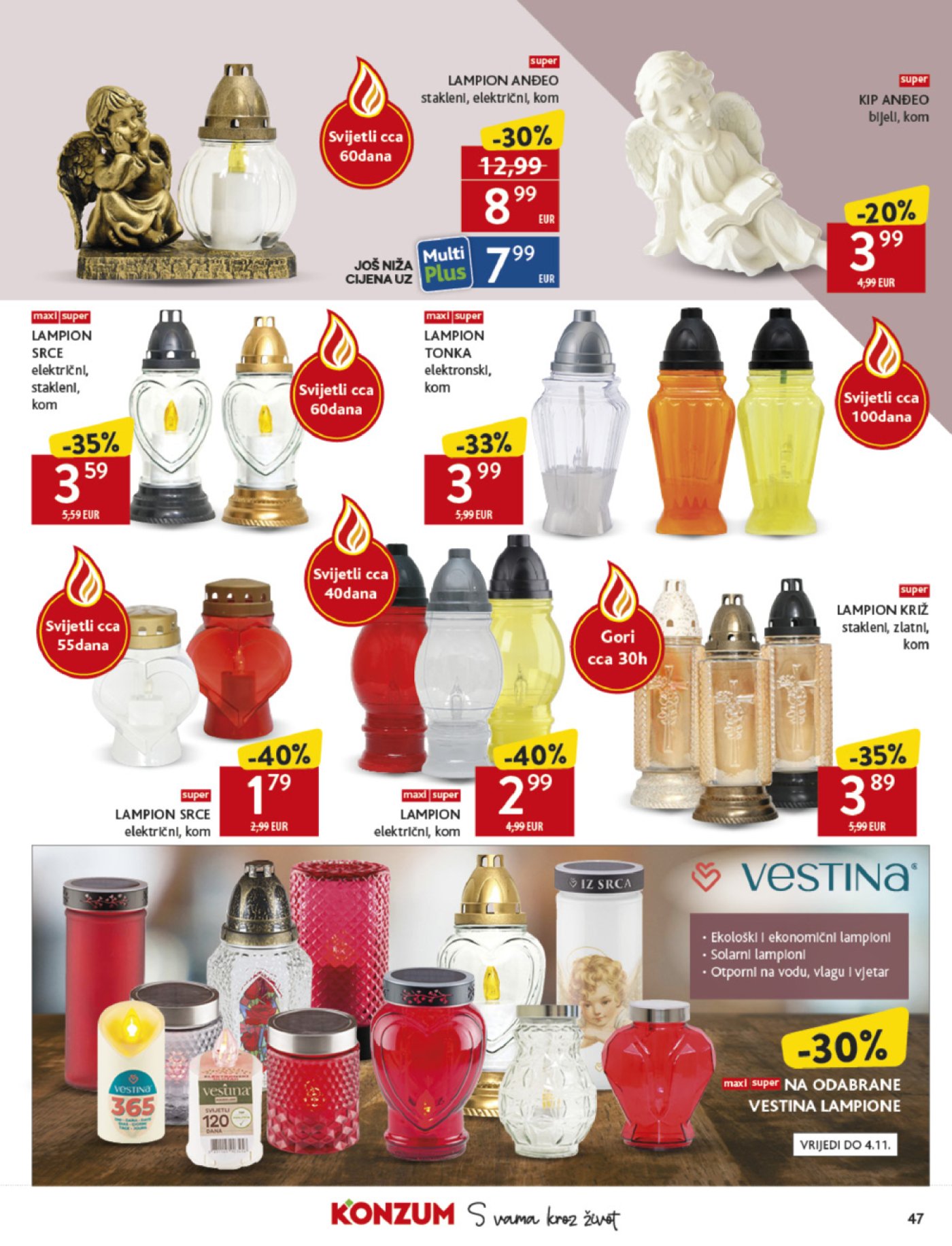 Konzum katalog Akcija 08.10. - 14.10.2025.