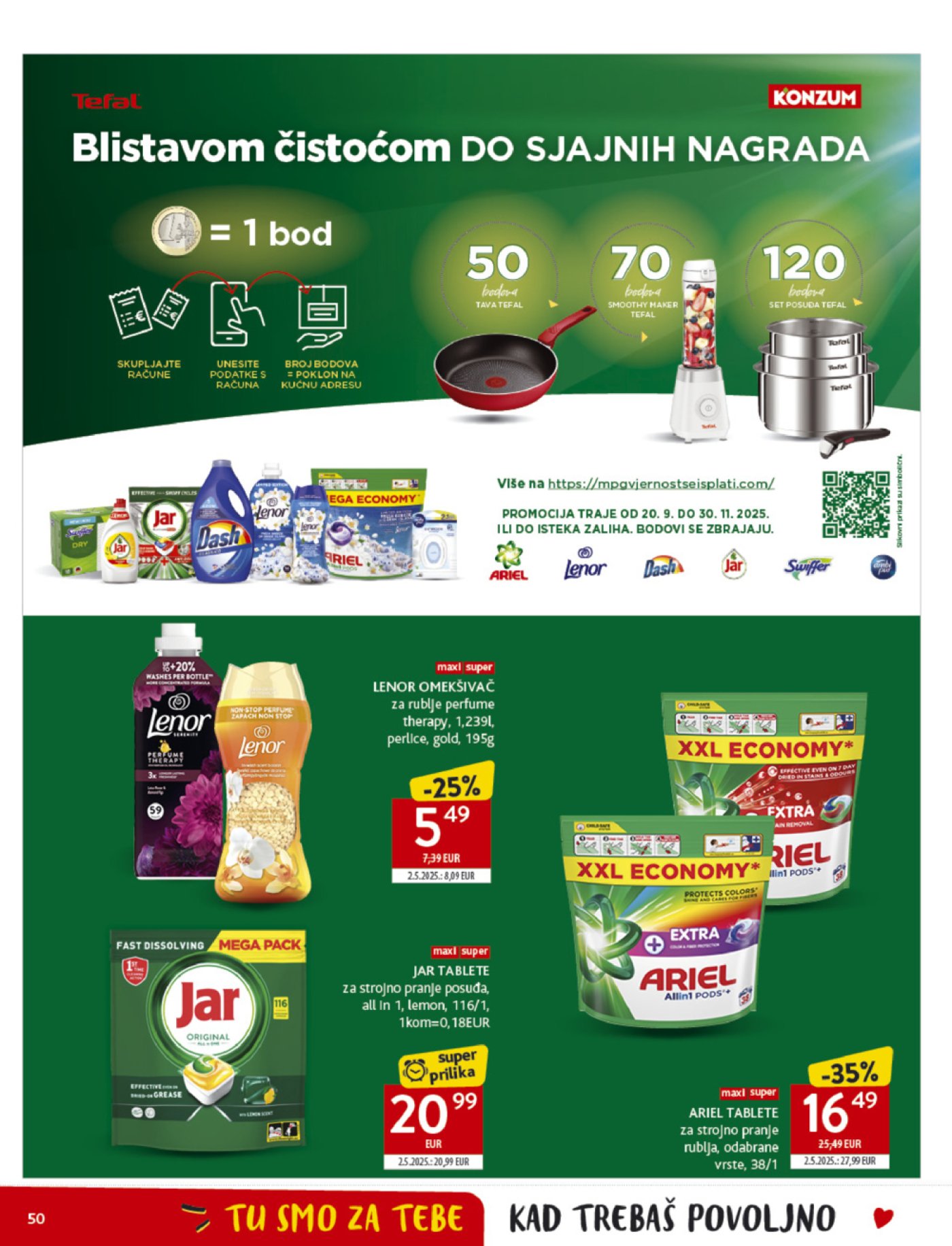 Konzum katalog Akcija 08.10. - 14.10.2025.