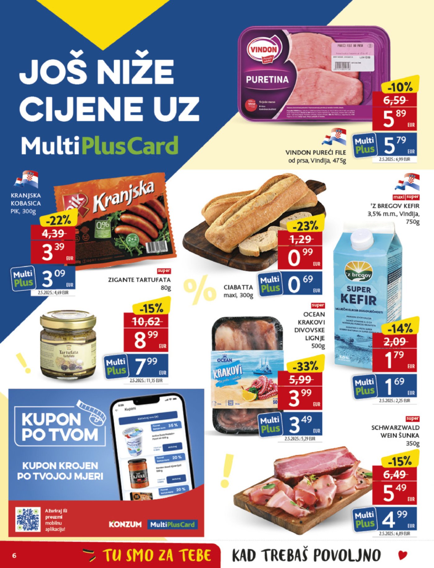 Konzum katalog Akcija 08.10. - 14.10.2025.