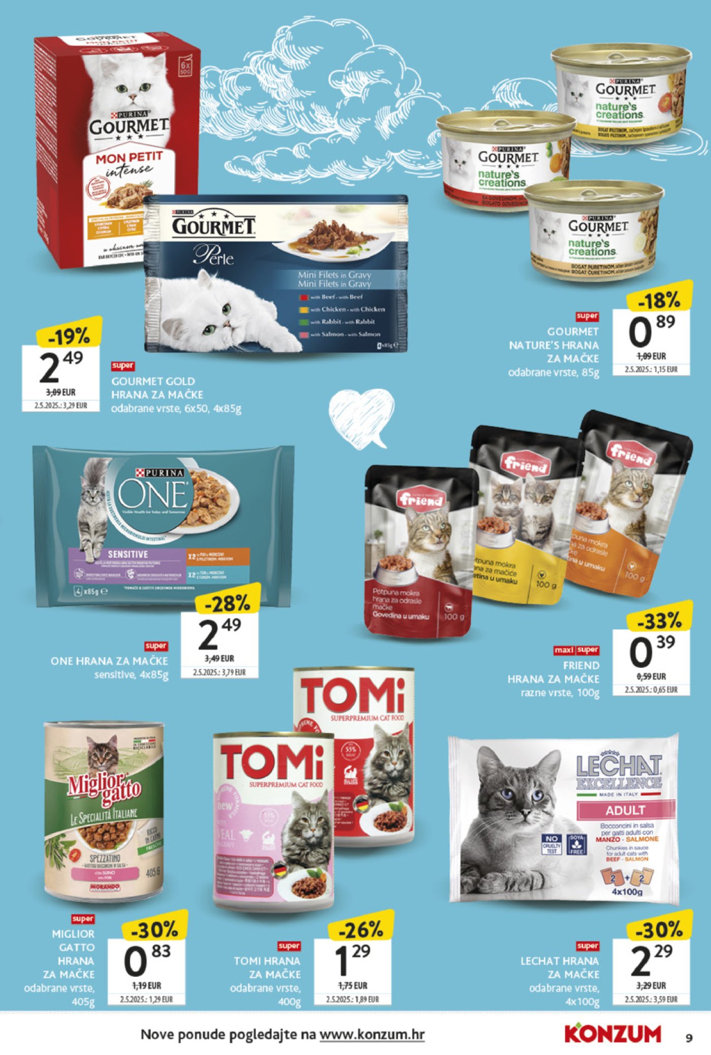 Konzum katalog Kućni ljubimci 06.10. - 19.10.2025.