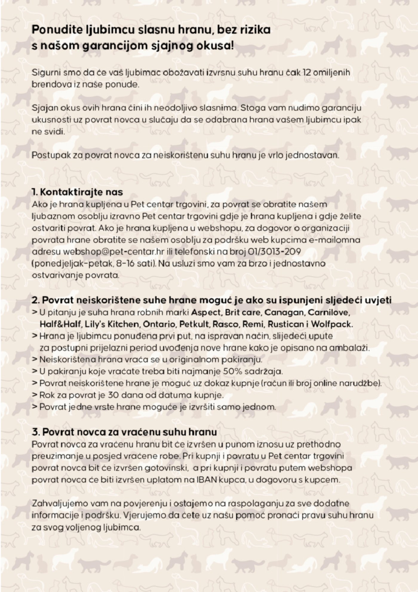 Pet centar katalog Akcija 01.10. - 31.10.2025.