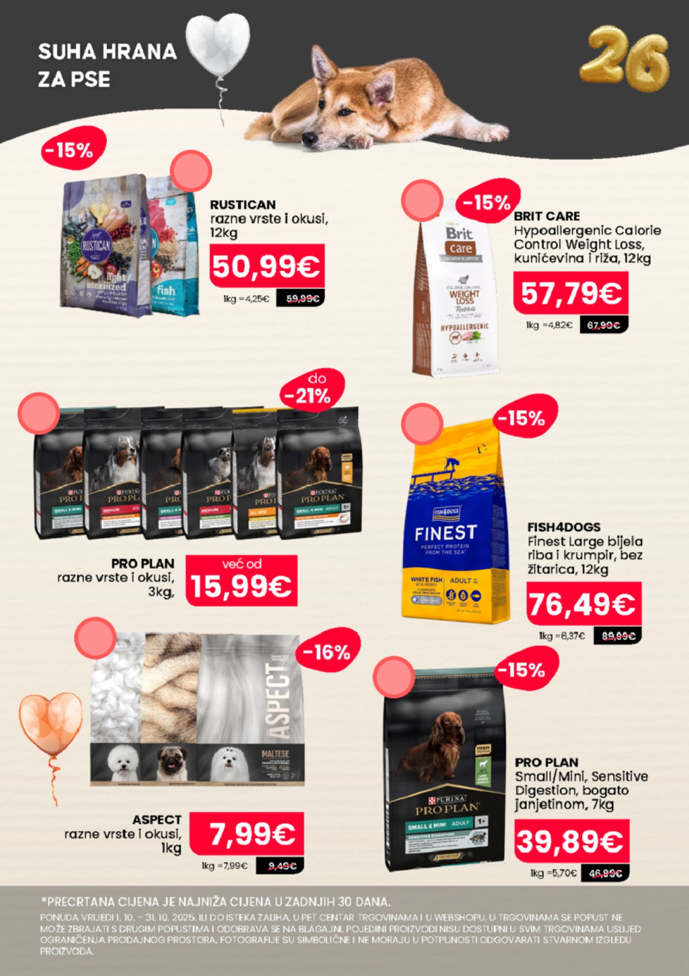 Pet centar katalog Akcija 01.10. - 31.10.2025.