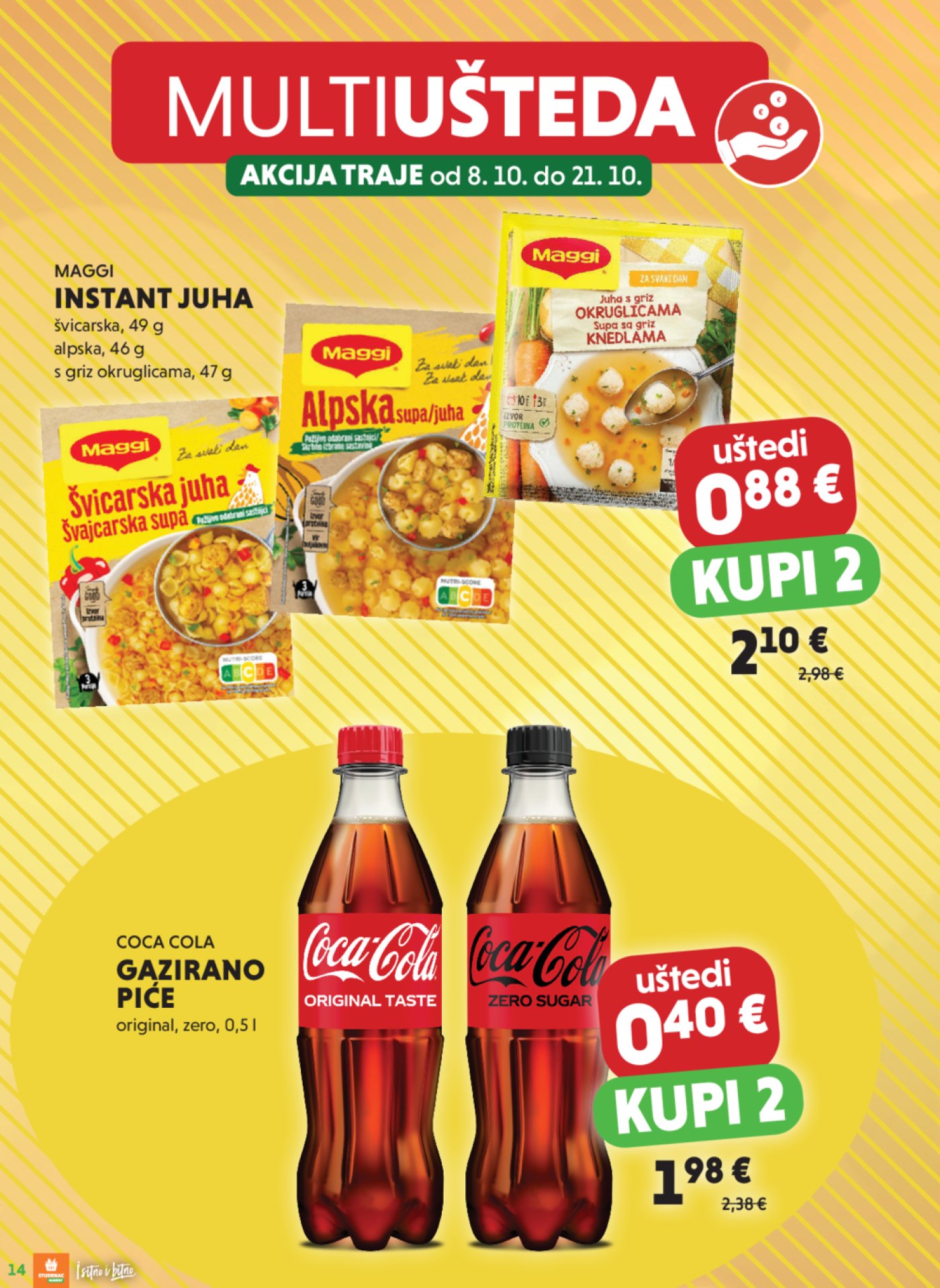 Studenac katalog Multiušteda 08.10. - 21.10.2025.