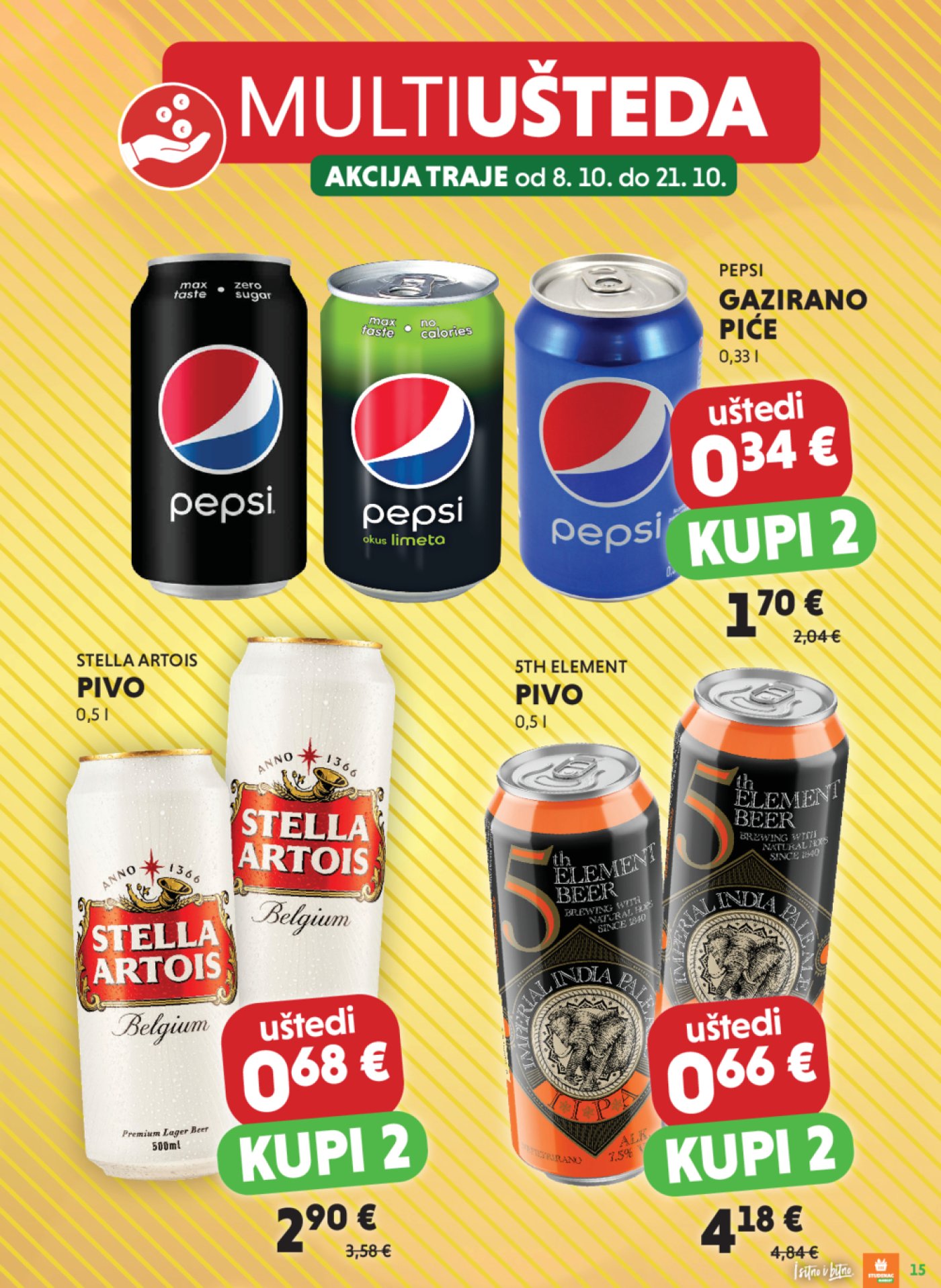 Studenac katalog Multiušteda 08.10. - 21.10.2025.