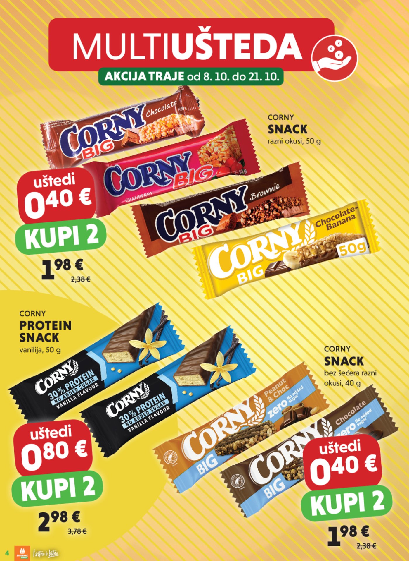 Studenac katalog Multiušteda 08.10. - 21.10.2025.