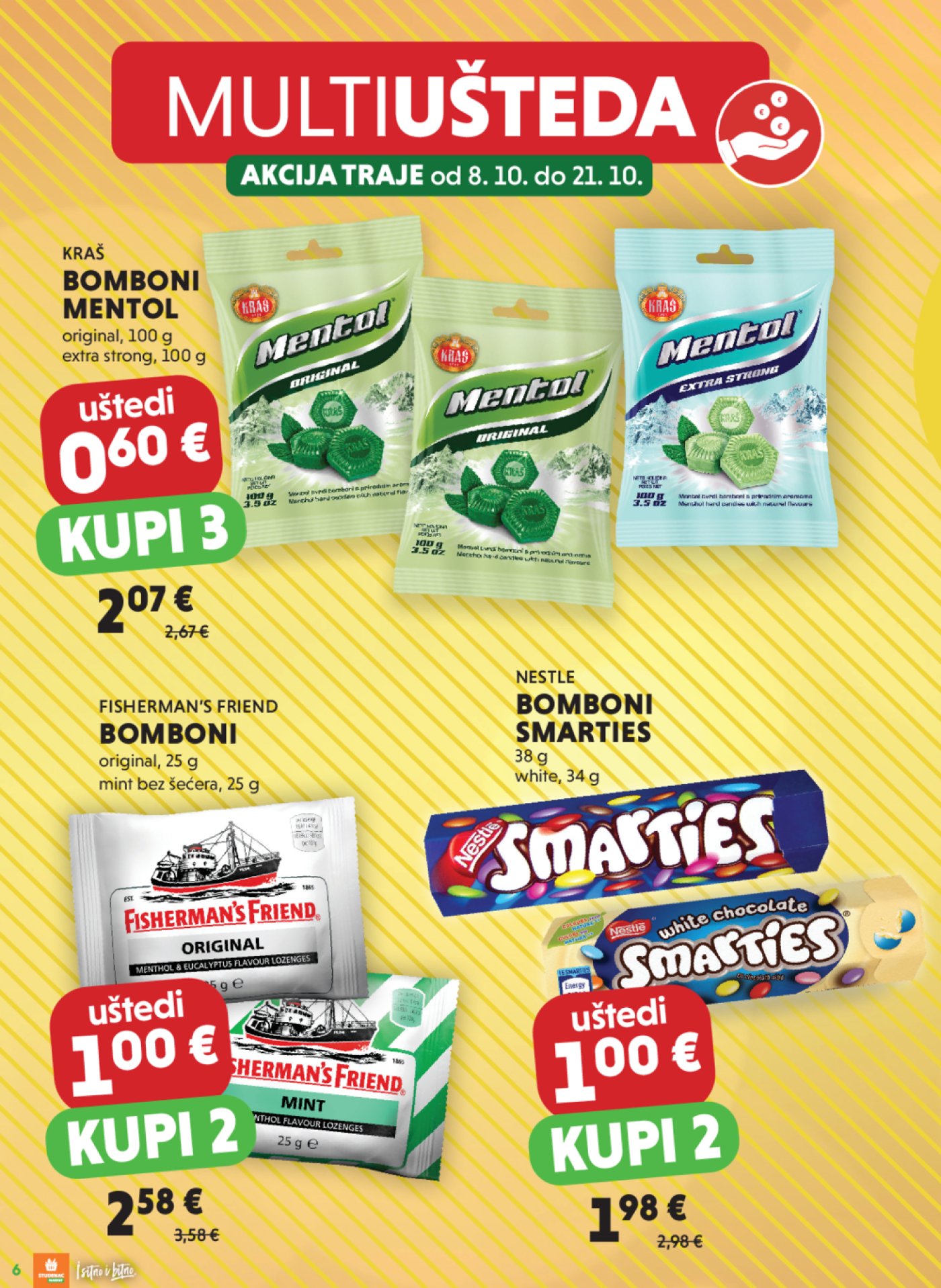 Studenac katalog Multiušteda 08.10. - 21.10.2025.