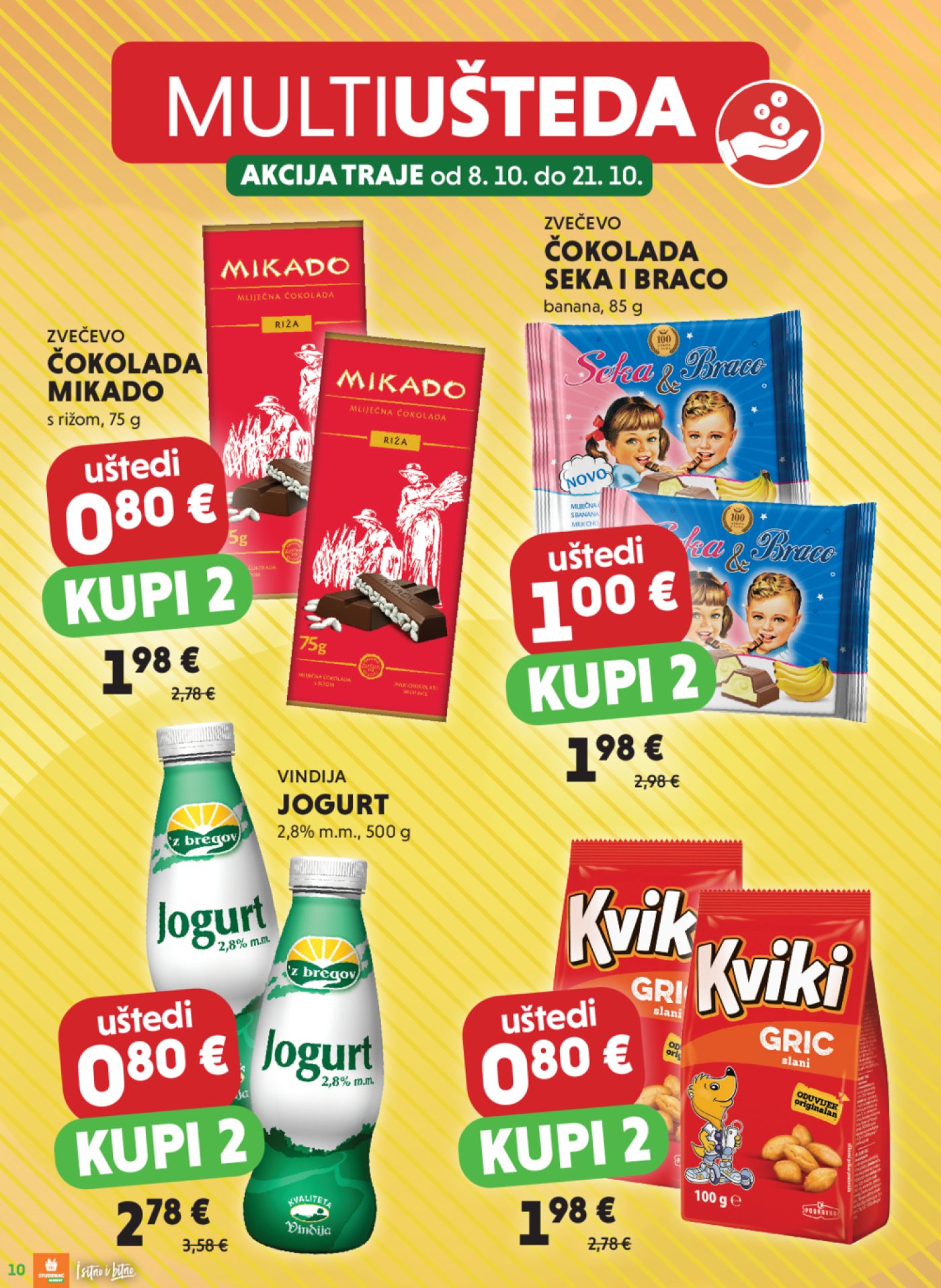 Studenac katalog Multiušteda 08.10. - 21.10.2025.