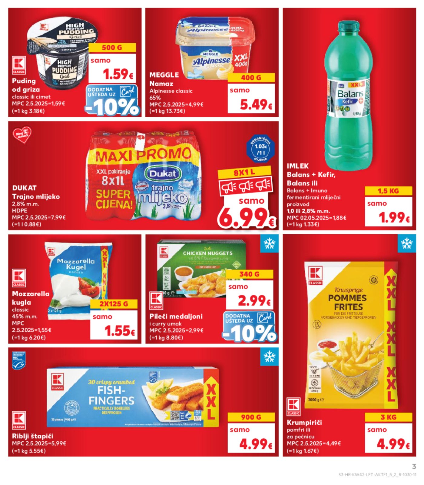 Kaufland katalog Akcija 15.10. - 21.10.2025. Odabrane poslovnice