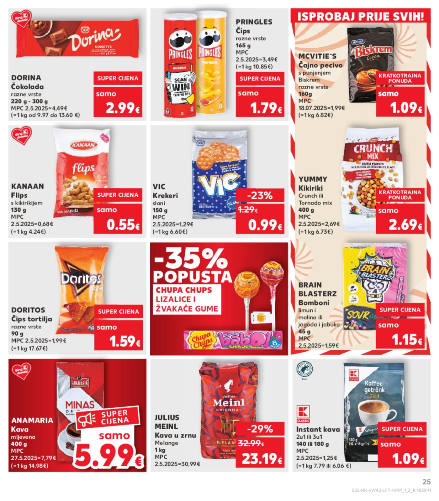 Kaufland katalog Akcija 15.10. - 21.10.2025. Odabrane poslovnice