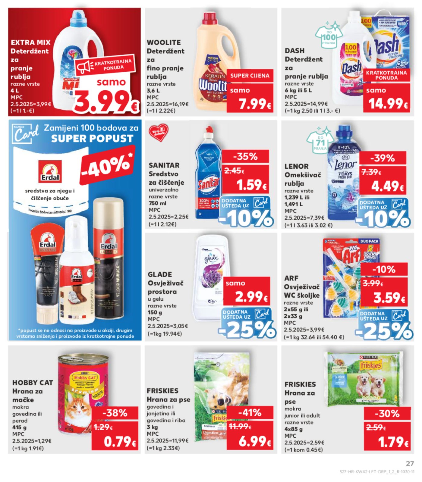 Kaufland katalog Akcija 15.10. - 21.10.2025. Odabrane poslovnice