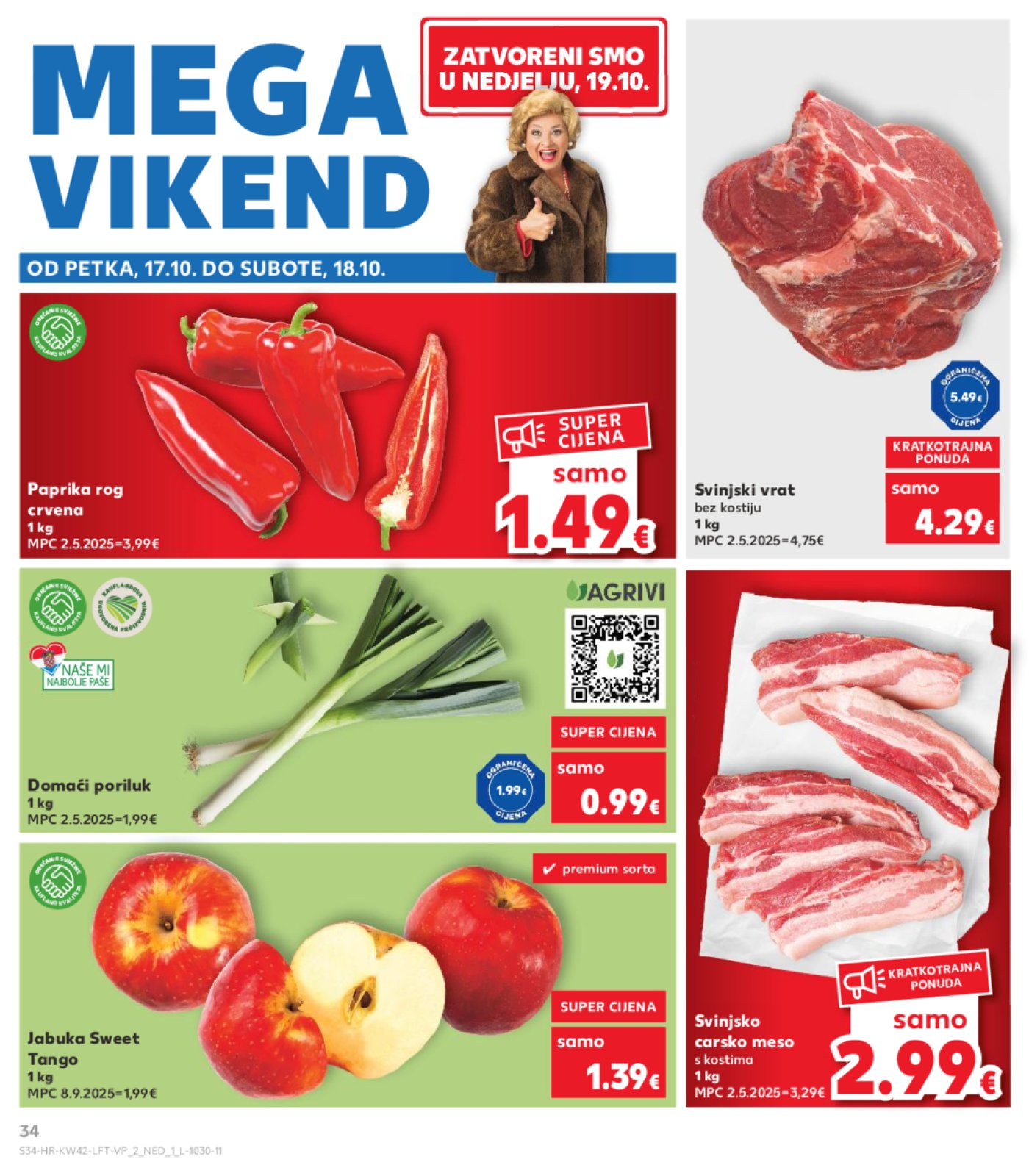 Kaufland katalog Akcija 15.10. - 21.10.2025. Odabrane poslovnice