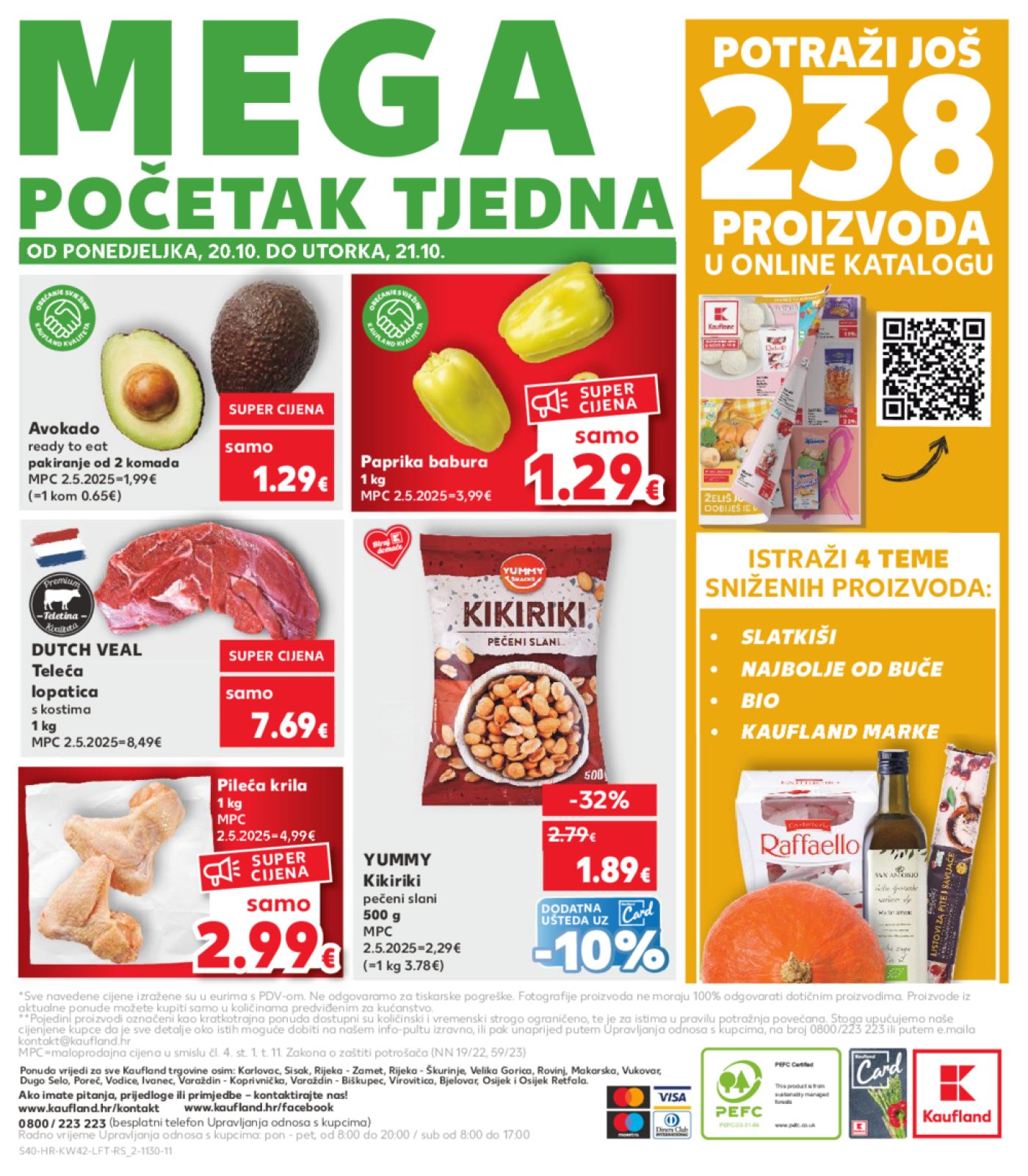 Kaufland katalog Akcija 15.10. - 21.10.2025. Odabrane poslovnice