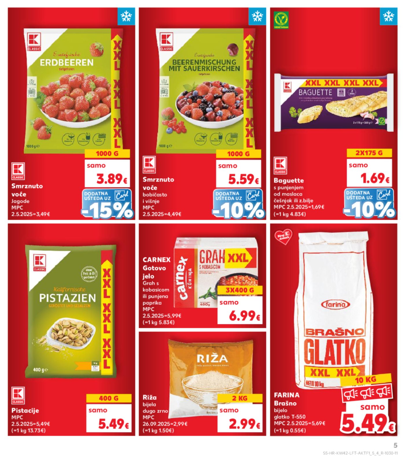 Kaufland katalog Akcija 15.10. - 21.10.2025. Odabrane poslovnice