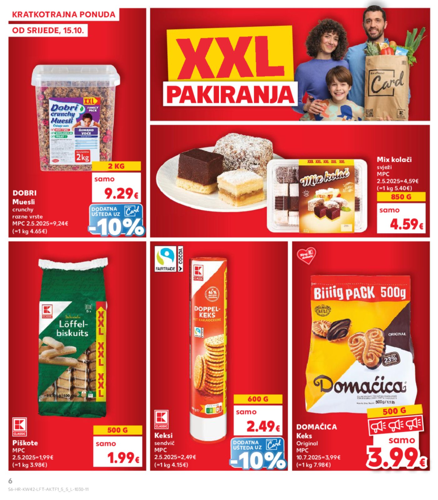 Kaufland katalog Akcija 15.10. - 21.10.2025. Odabrane poslovnice