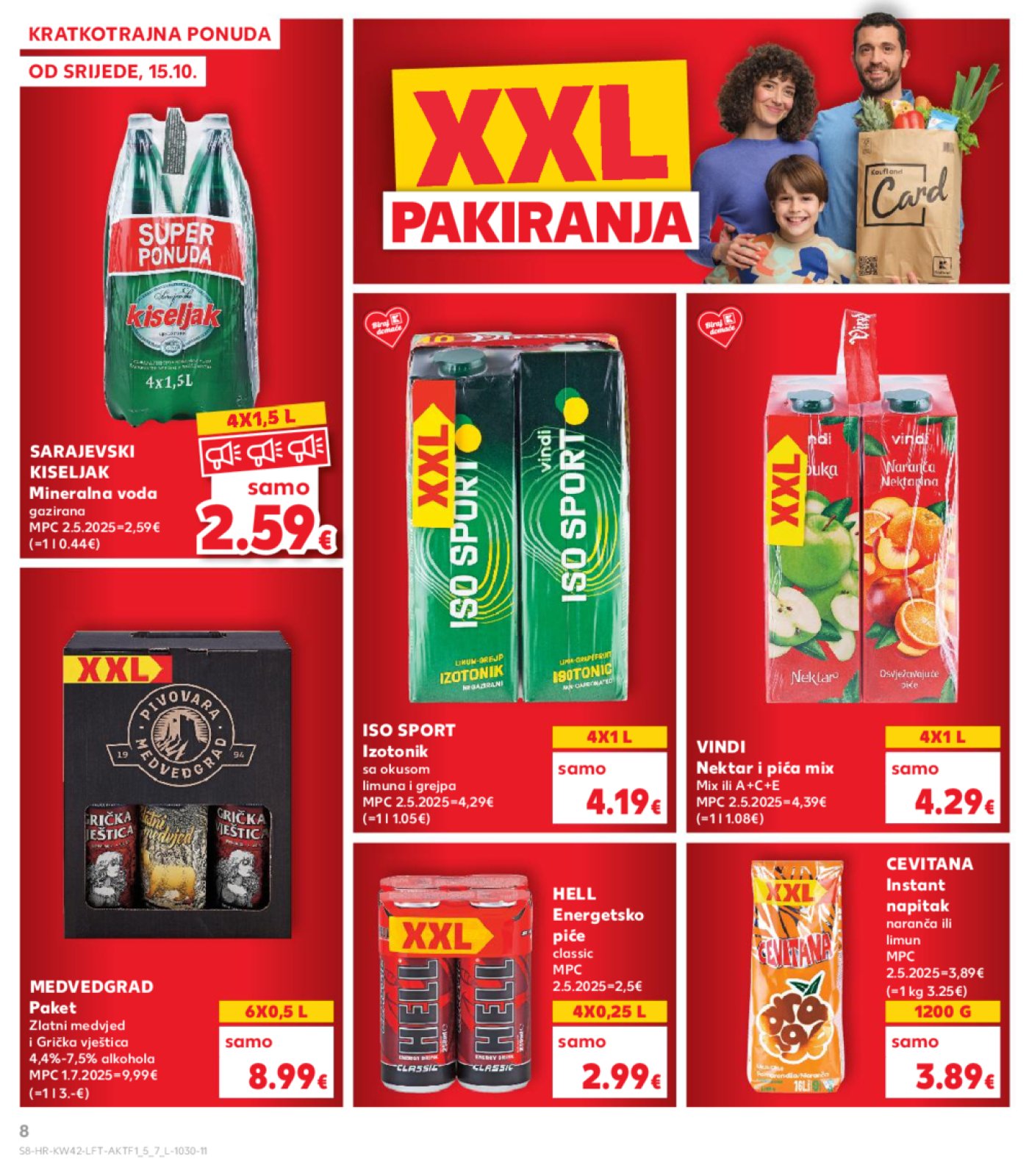 Kaufland katalog Akcija 15.10. - 21.10.2025. Odabrane poslovnice