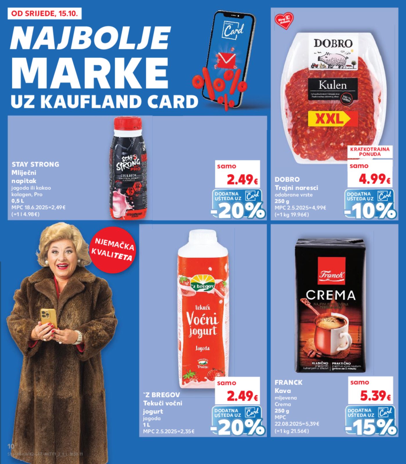 Kaufland katalog Akcija 15.10. - 21.10.2025. Odabrane poslovnice