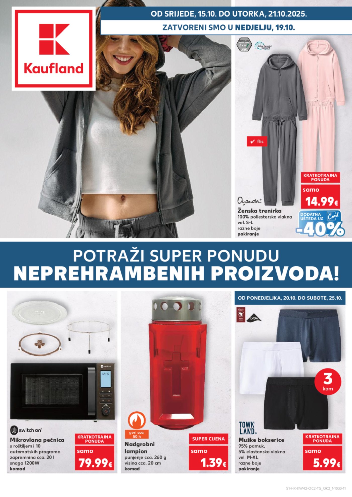 Kaufland katalog Neprehrambenih proizvoda 15.10. - 21.10.2025. Odabrane poslovnice