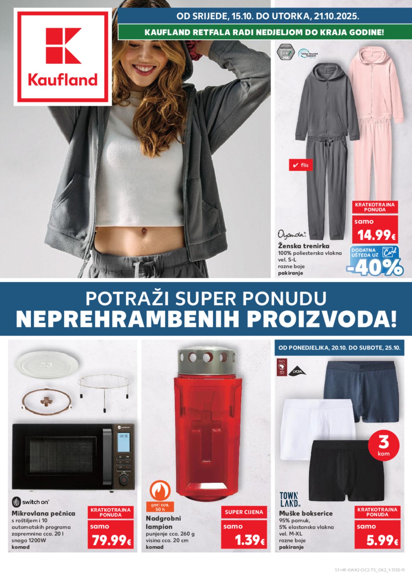 Kaufland katalog Neprehrambenih proizvoda 15.10. - 21.10.2025. Osijek