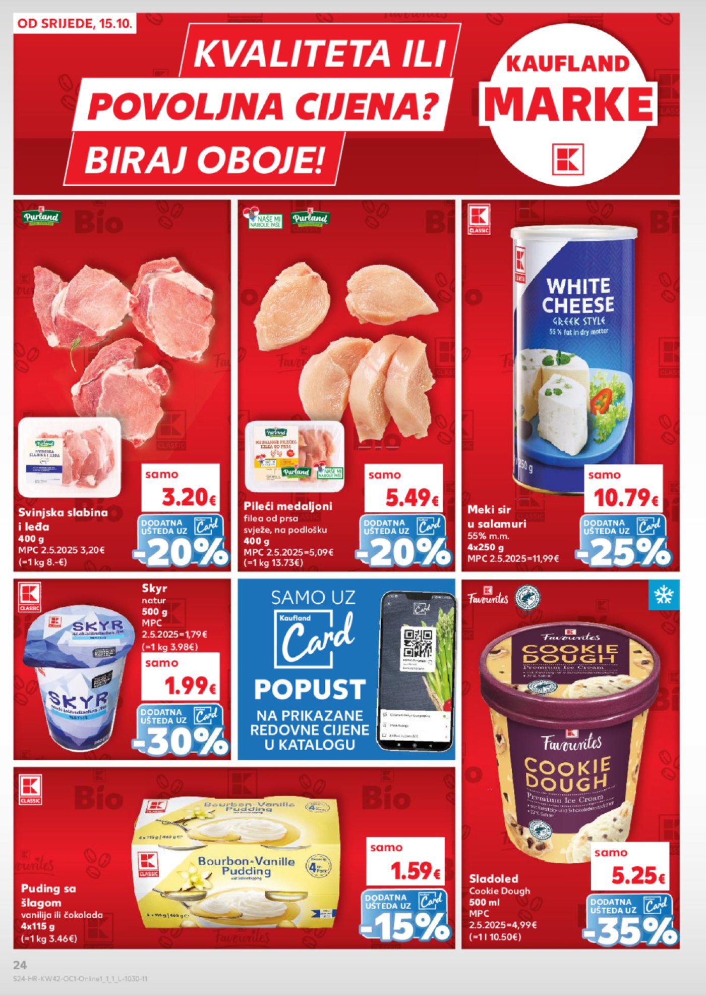 Kaufland katalog Robne marke 15.10. - 21.10.2025. Odabrane poslovnice