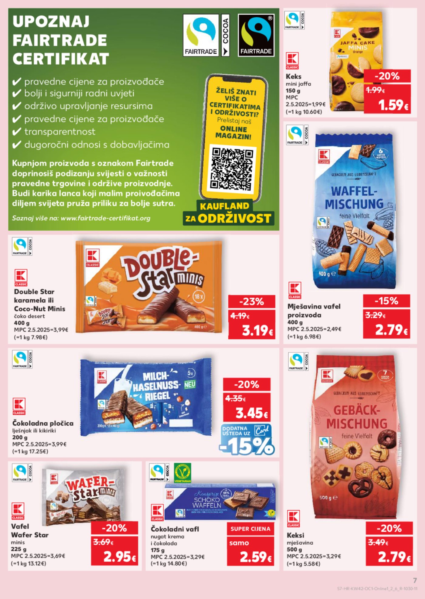 Kaufland katalog Robne marke 15.10. - 21.10.2025. Odabrane poslovnice