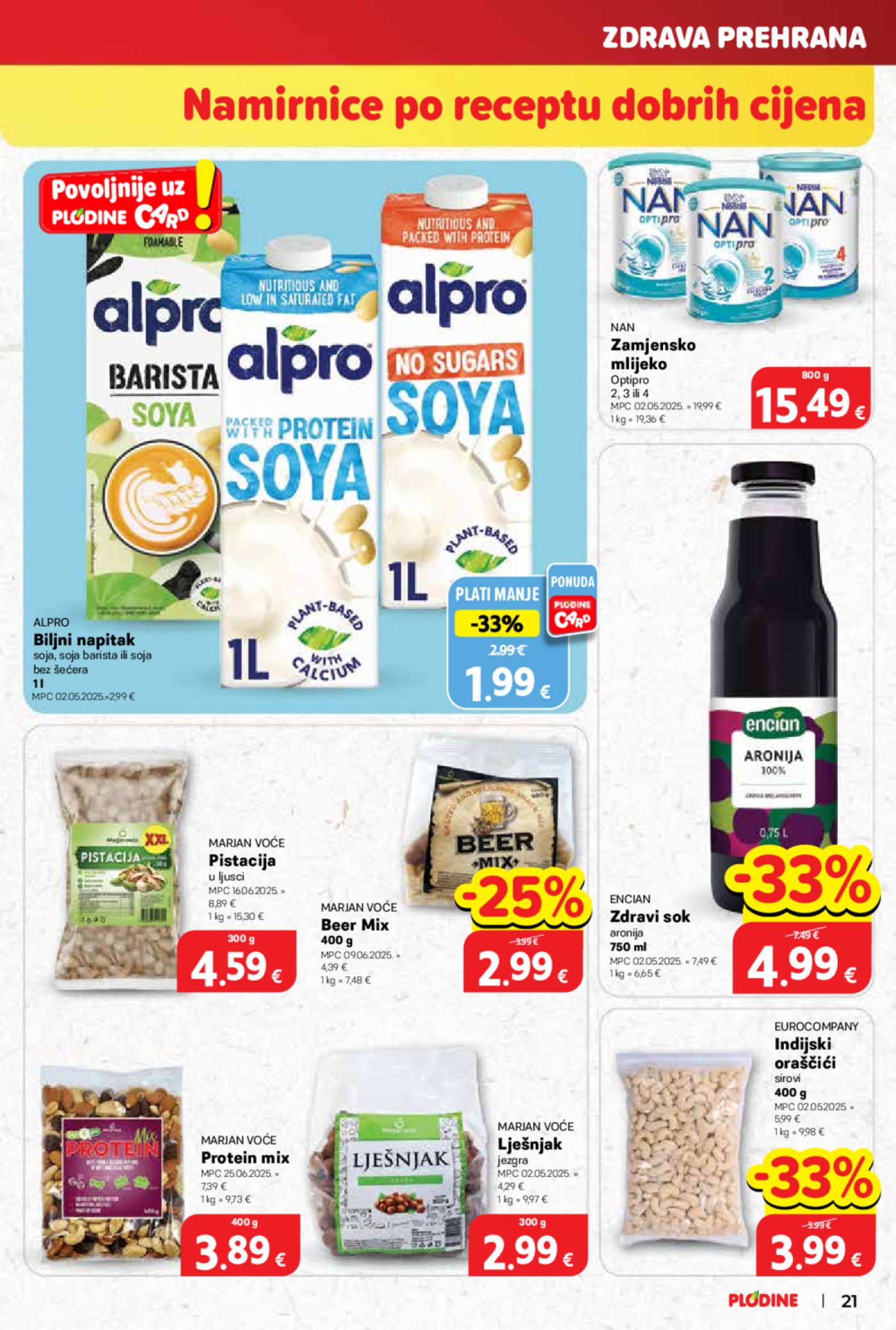 Plodine katalog Akcija 15.10. - 21.10.2025.