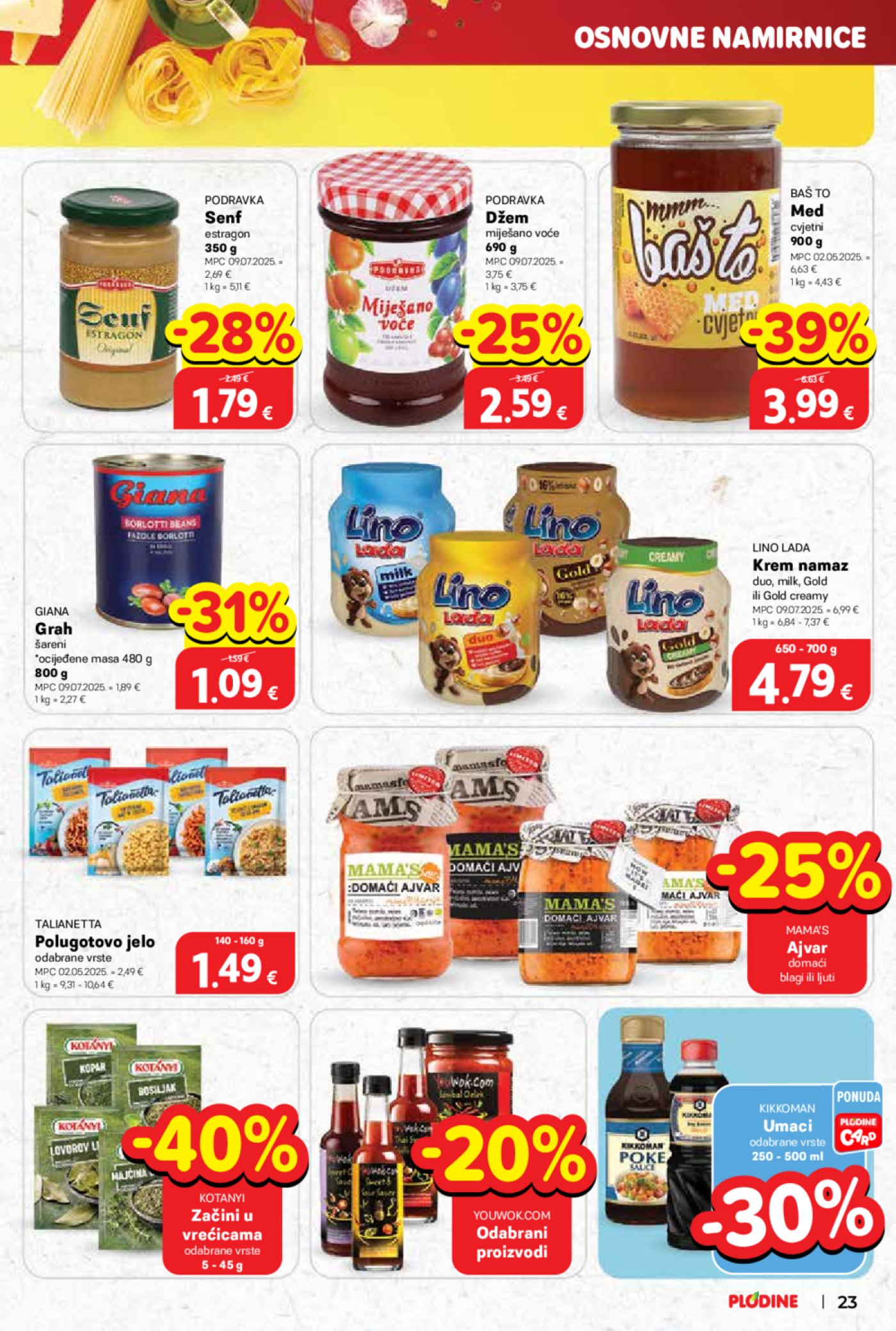 Plodine katalog Akcija 15.10. - 21.10.2025.