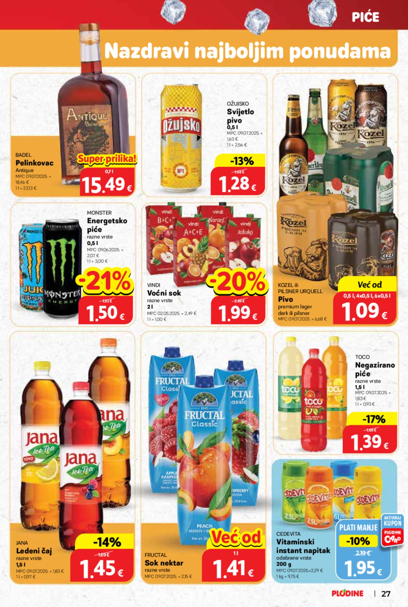 Plodine katalog Akcija 15.10. - 21.10.2025.