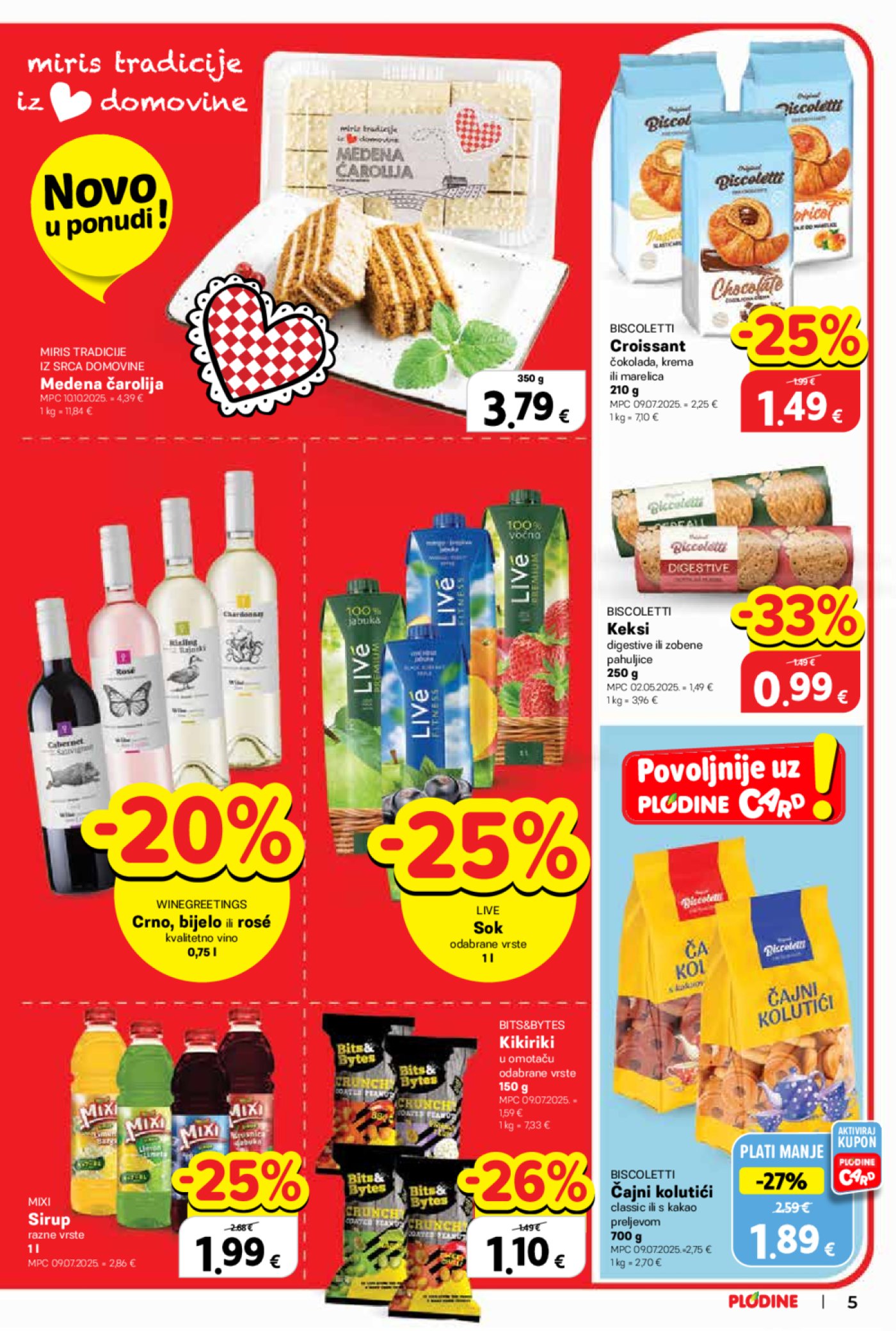 Plodine katalog Akcija 15.10. - 21.10.2025.