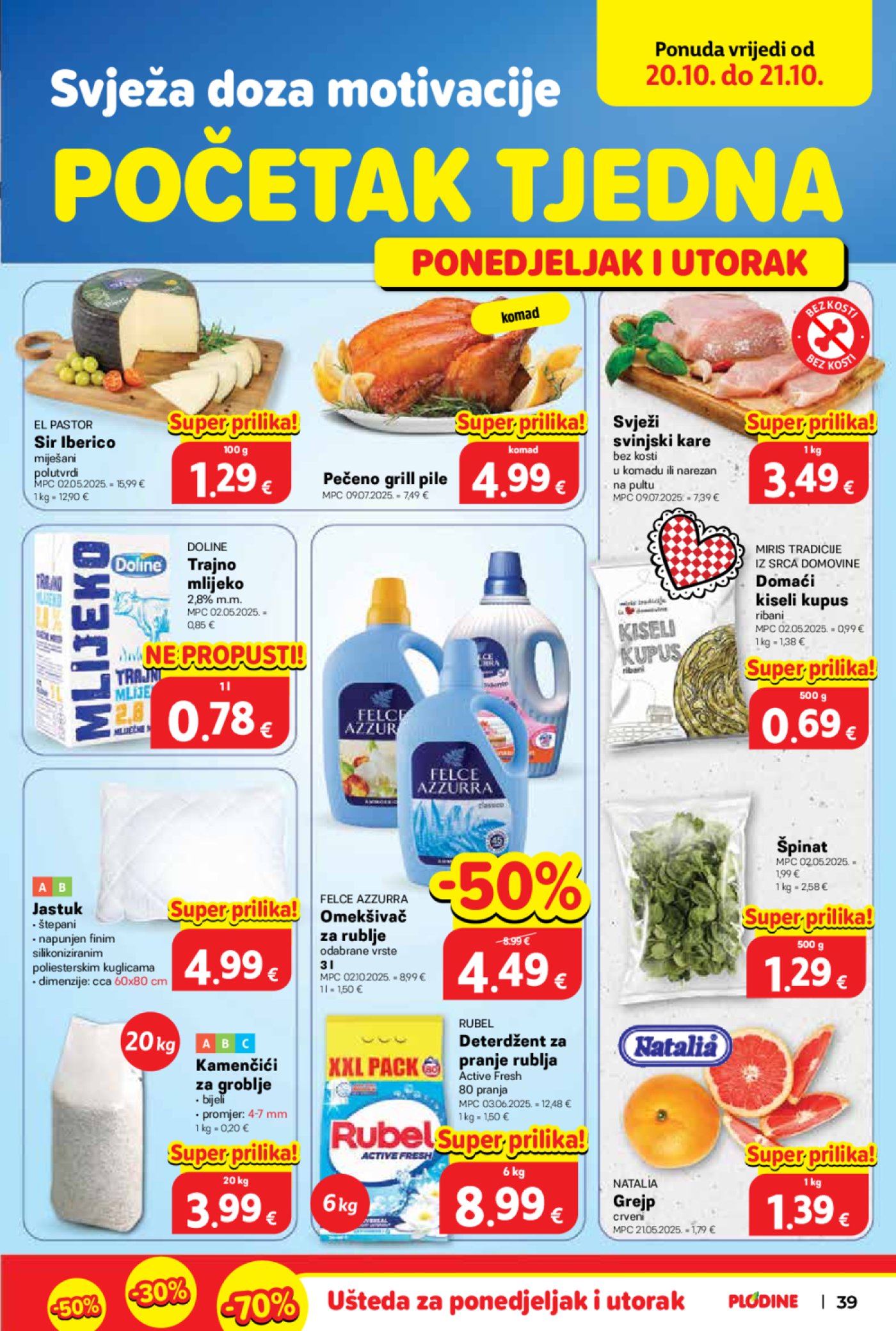 Plodine katalog Akcija 15.10. - 21.10.2025.