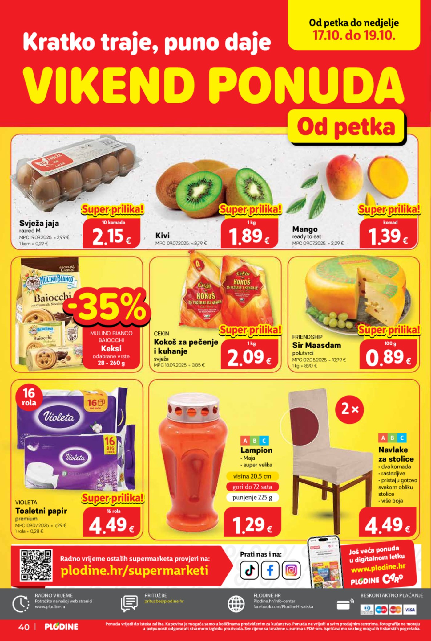 Plodine katalog Akcija 15.10. - 21.10.2025.