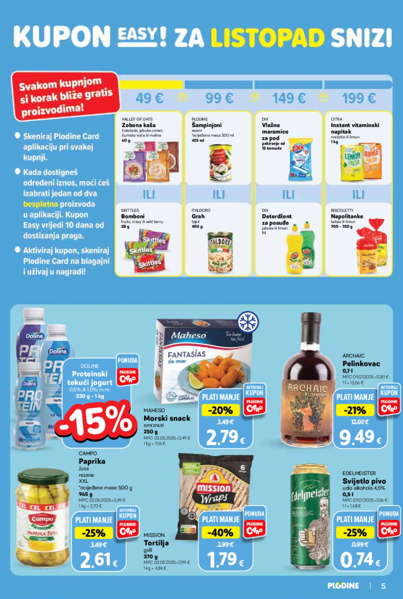 Plodine katalog Akcija 15.10. - 21.10.2025.