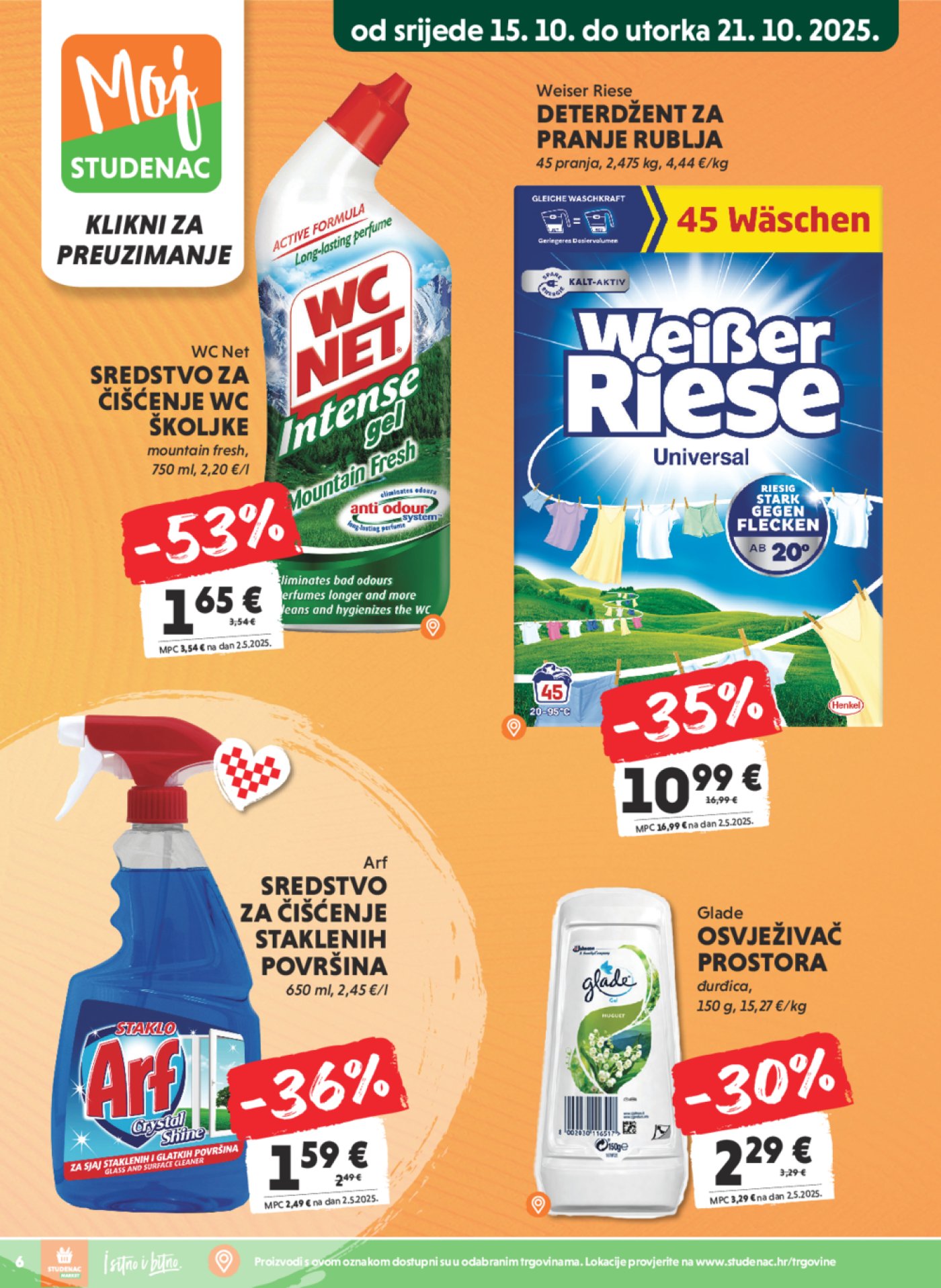 Studenac katalog Moj Studenac 15.10. - 21.10.2025.