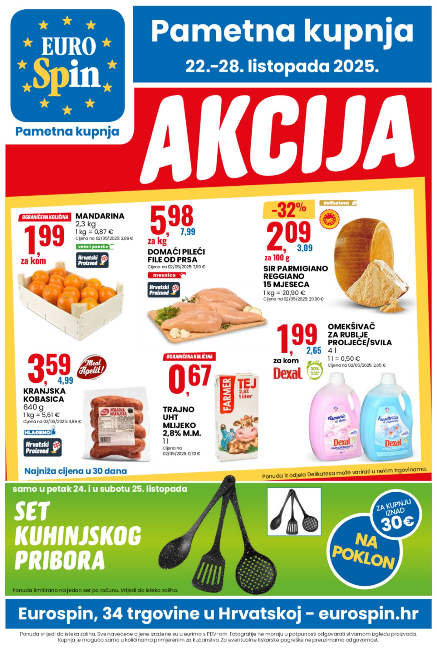 Eurospin katalog Pametna kupnja 22.10. - 28.10.2025.