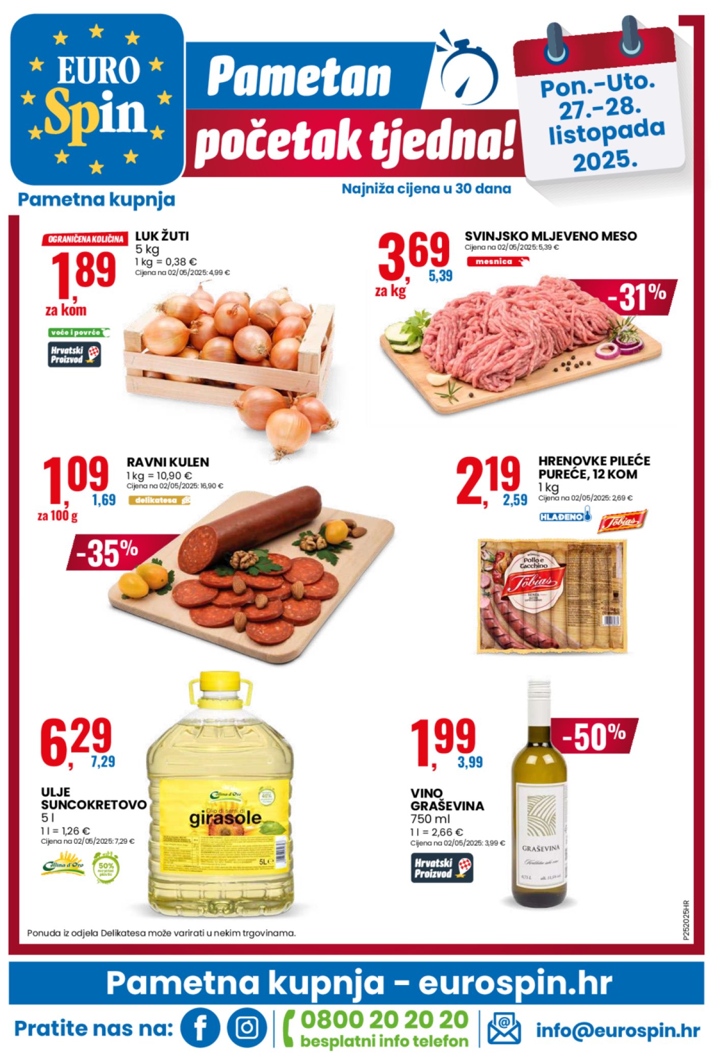 Eurospin katalog Pametna kupnja 22.10. - 28.10.2025.