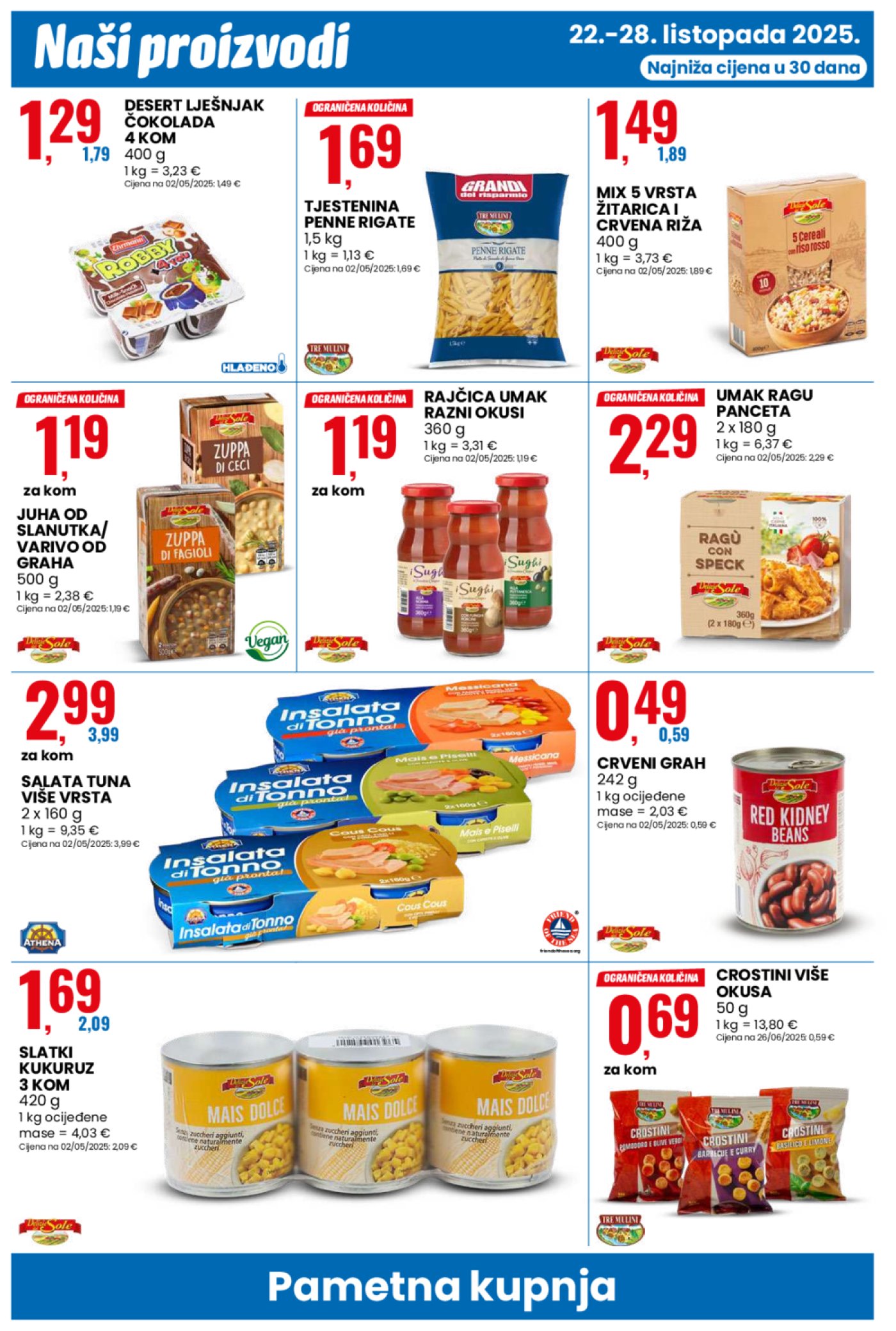 Eurospin katalog Pametna kupnja 22.10. - 28.10.2025.