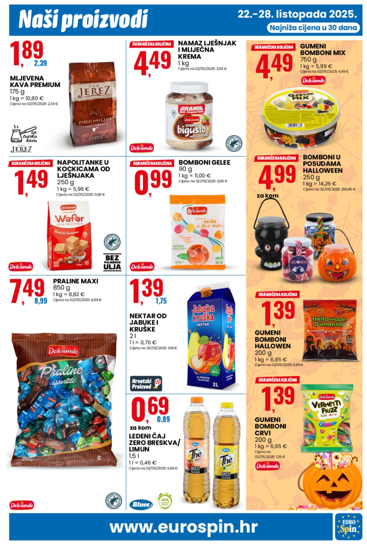 Eurospin katalog Pametna kupnja 22.10. - 28.10.2025.
