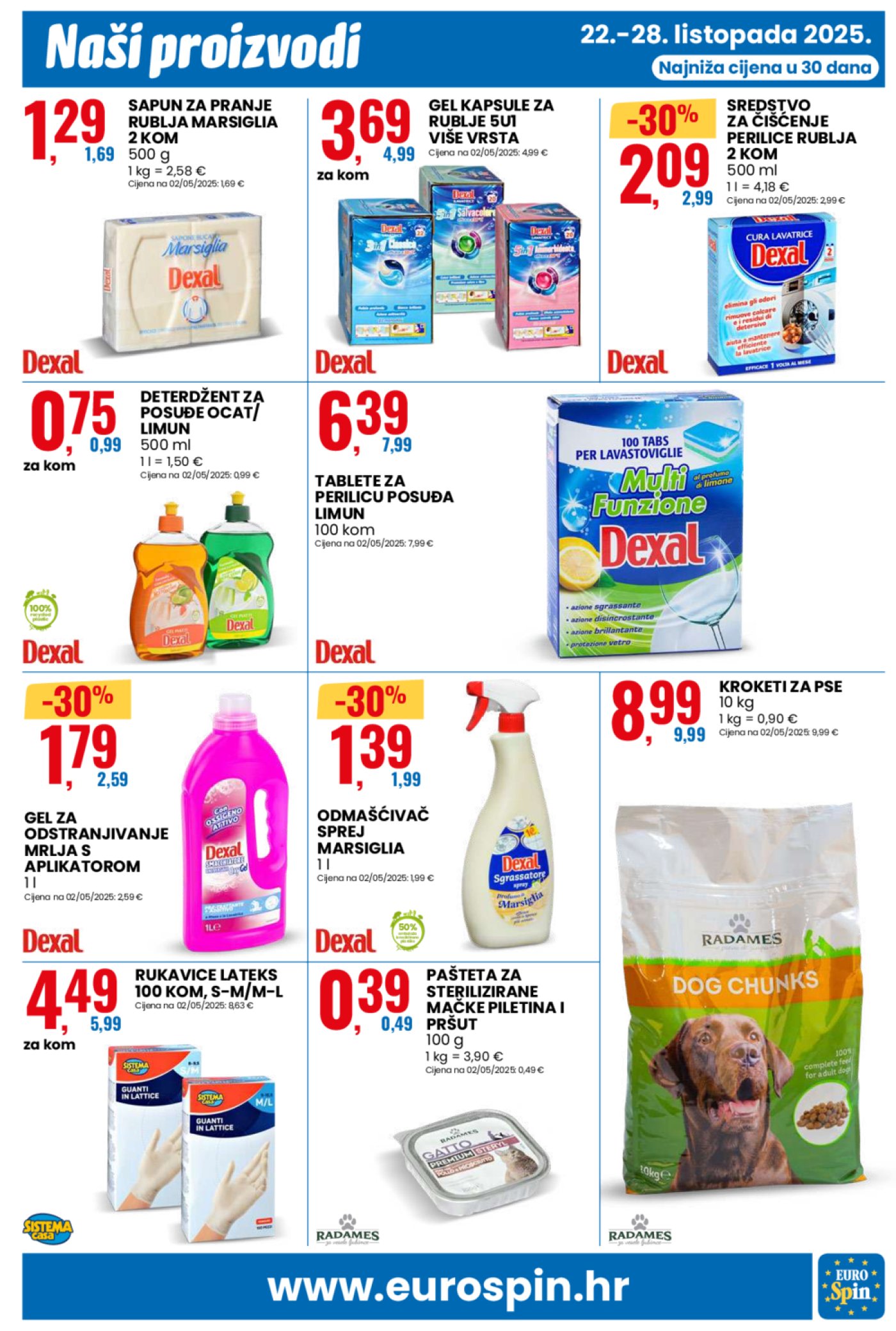 Eurospin katalog Pametna kupnja 22.10. - 28.10.2025.